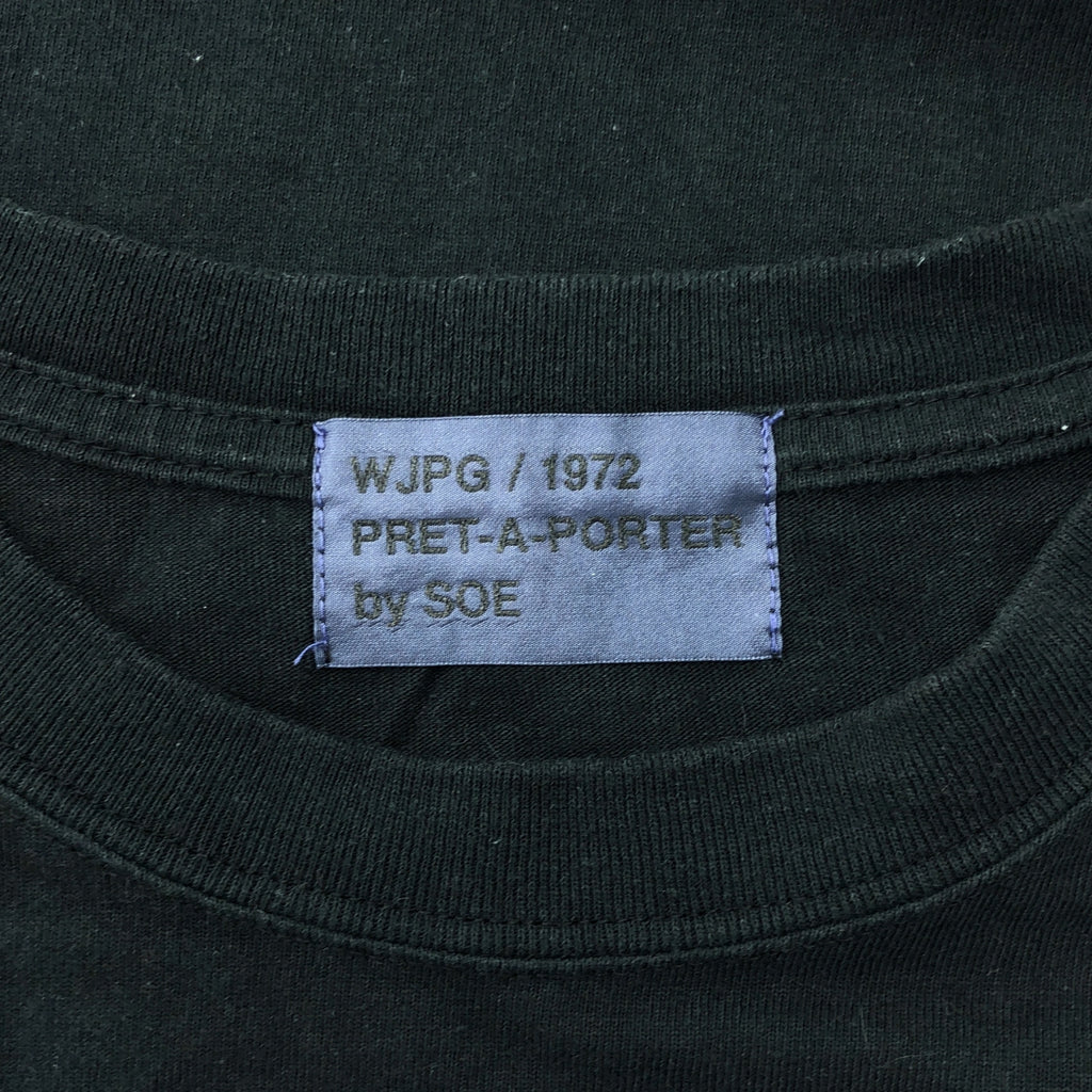 SOE / ソーイ | 2023SS | Washed Tshirts OAS ウォッシュド Tシャツ | 1 | ブラック | メンズ
