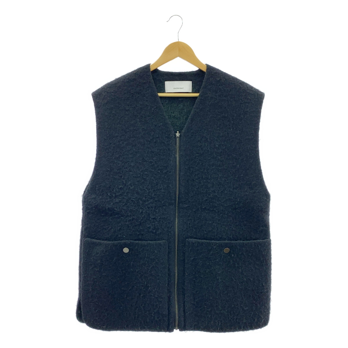 OVERCOAT / オーバーコート | Alpaca Reversible Vest アルパカ ウール リバーシブル ベスト | 1 | メンズ