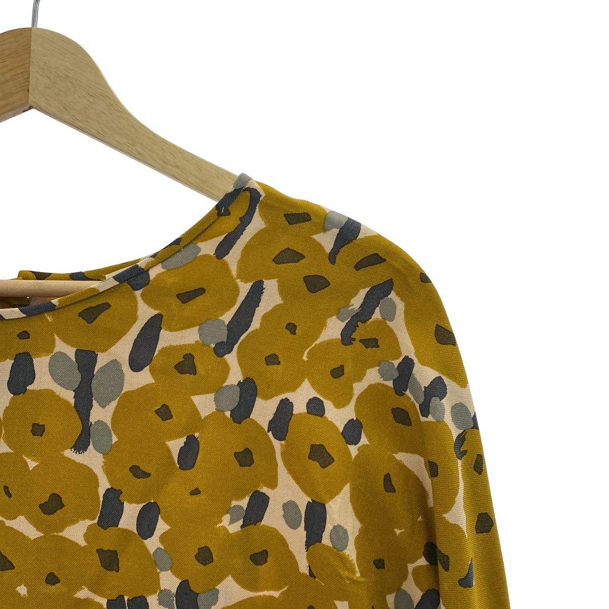 mina perhonen / 미나펠호넨 | sonata 소나타 울 실크 블라우스 | 36 | 옐로우 | 여성