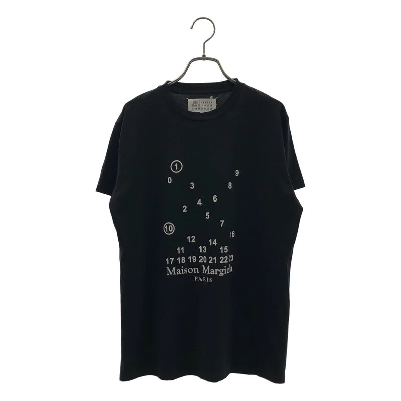 Maison Margiela / メゾンマルジェラ | 2022AW | コットン ナンバープリント クルーネック カットソー | M | レディース