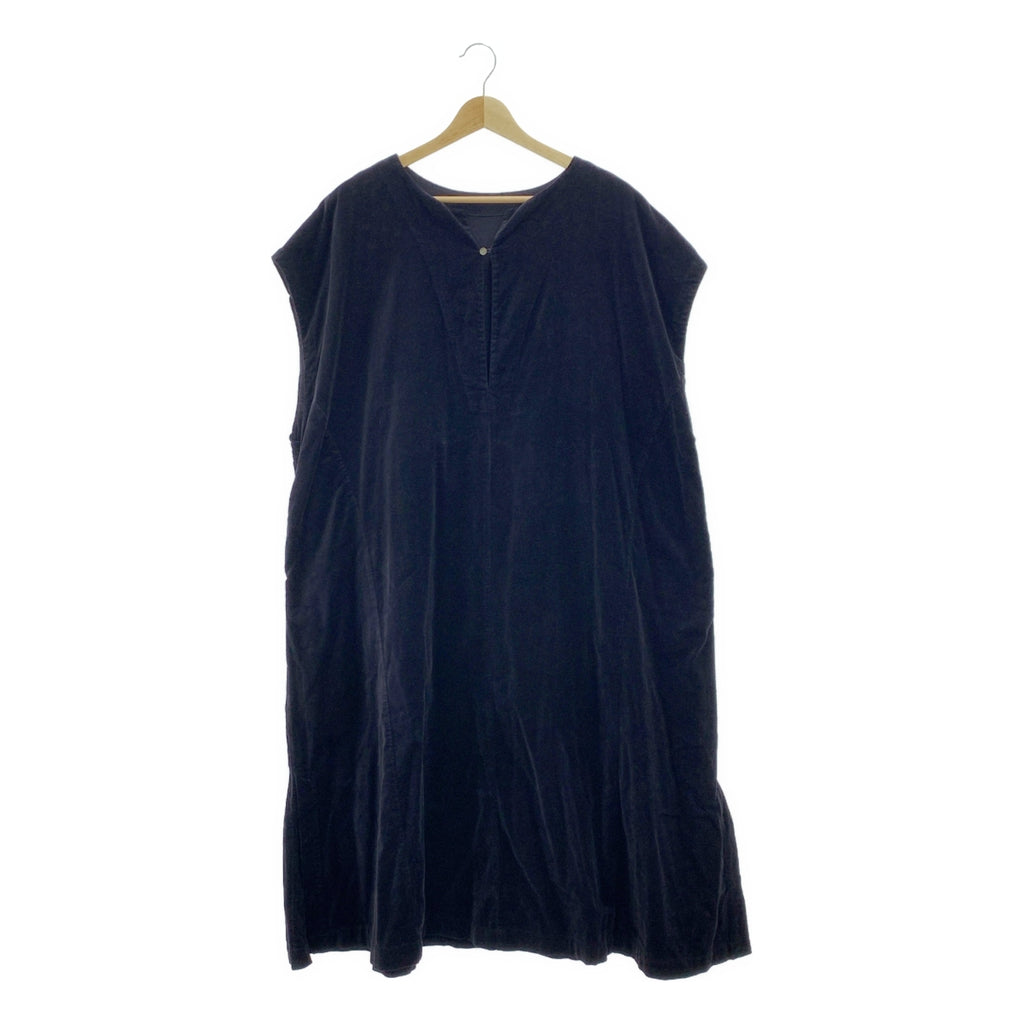 nest robe / ネストローブ | ベロア オーバーシルエット ポケット付き ワンピース | F | レディース
