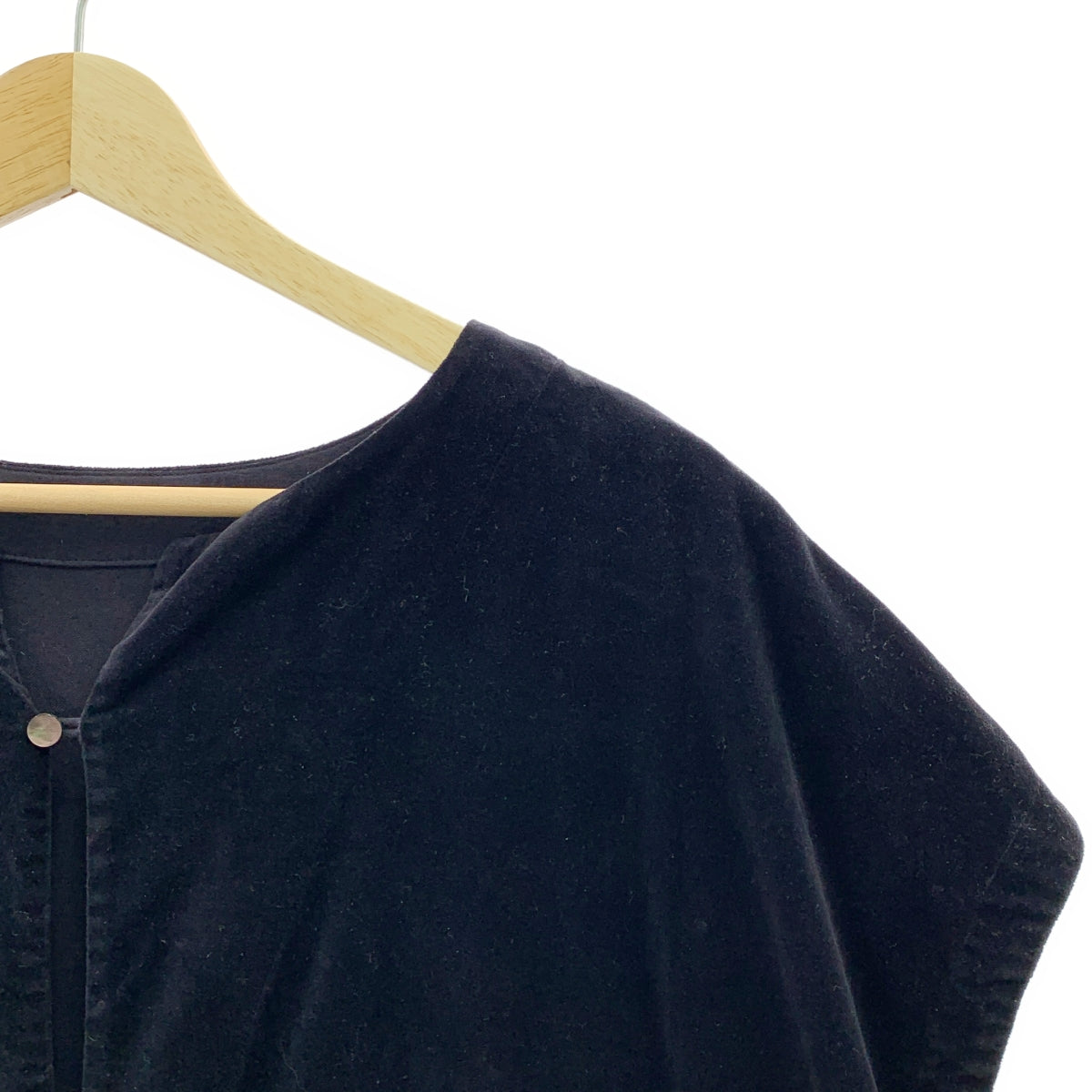 nest robe / ネストローブ | ベロア オーバーシルエット ポケット付き ワンピース | F | レディース