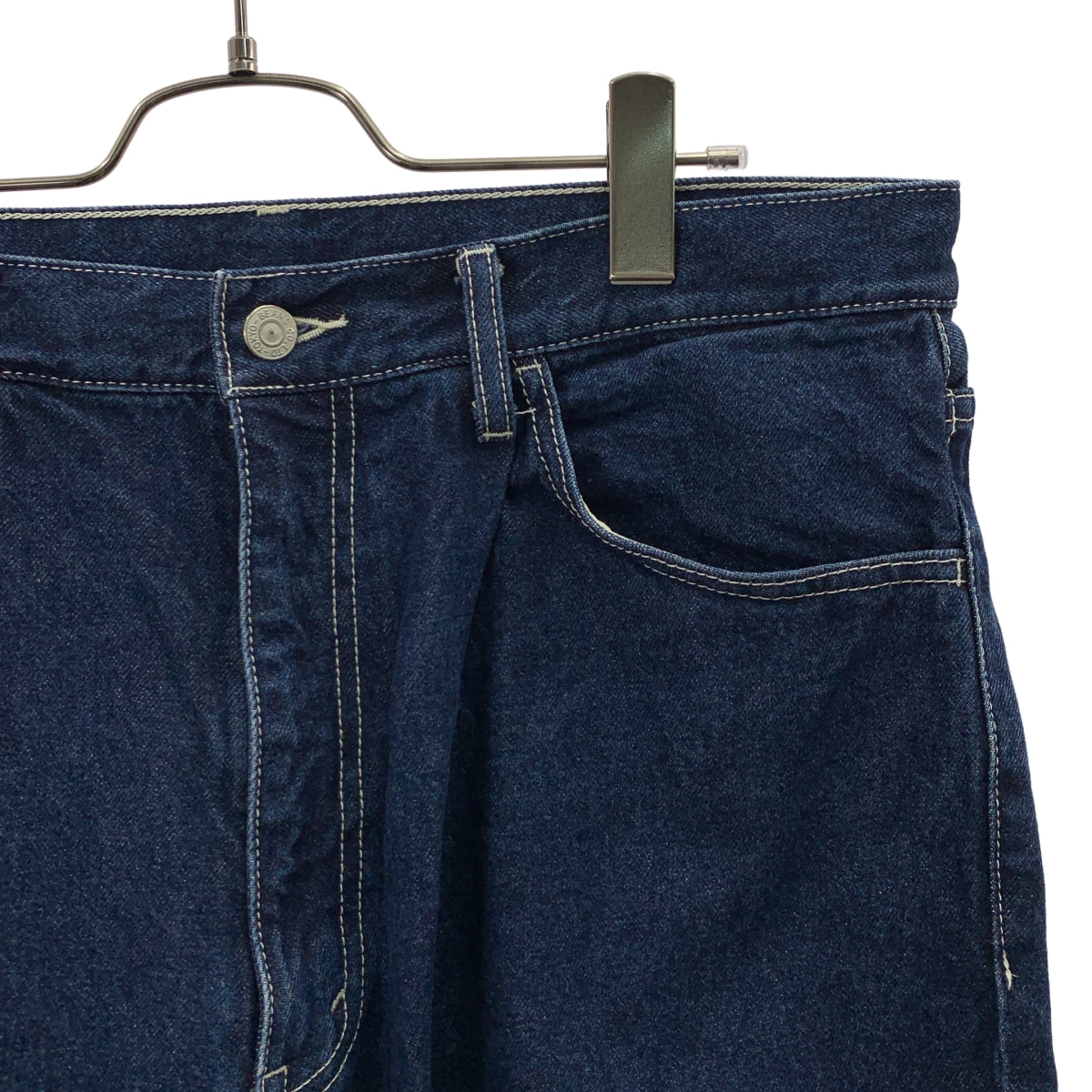 BEAMS / 빔스 | 와이드 테이퍼드 데님 팬츠 | L | 남성