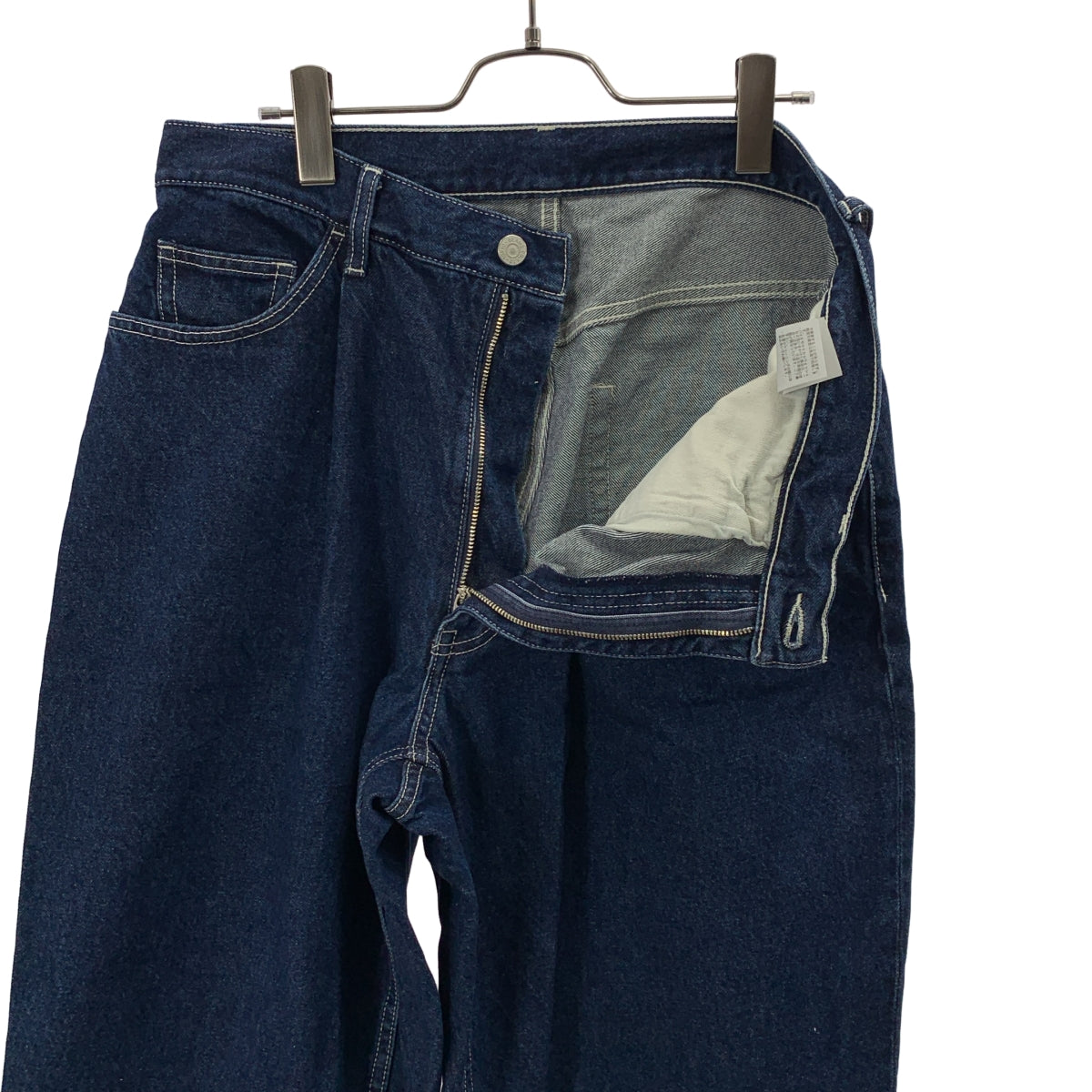 BEAMS / 빔스 | 와이드 테이퍼드 데님 팬츠 | L | 남성