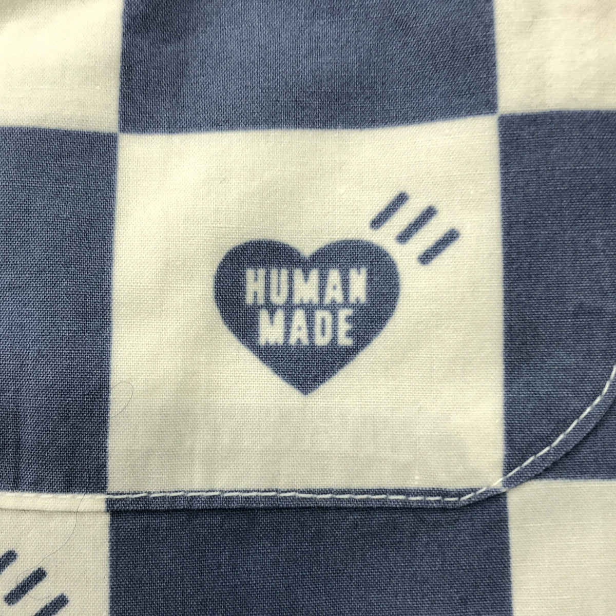 HUMAN MADE / 휴먼 메이드 | PLAID SHIRT / 오버 실루엣 로고 오픈 컬러 셔츠 | XXL | 남성