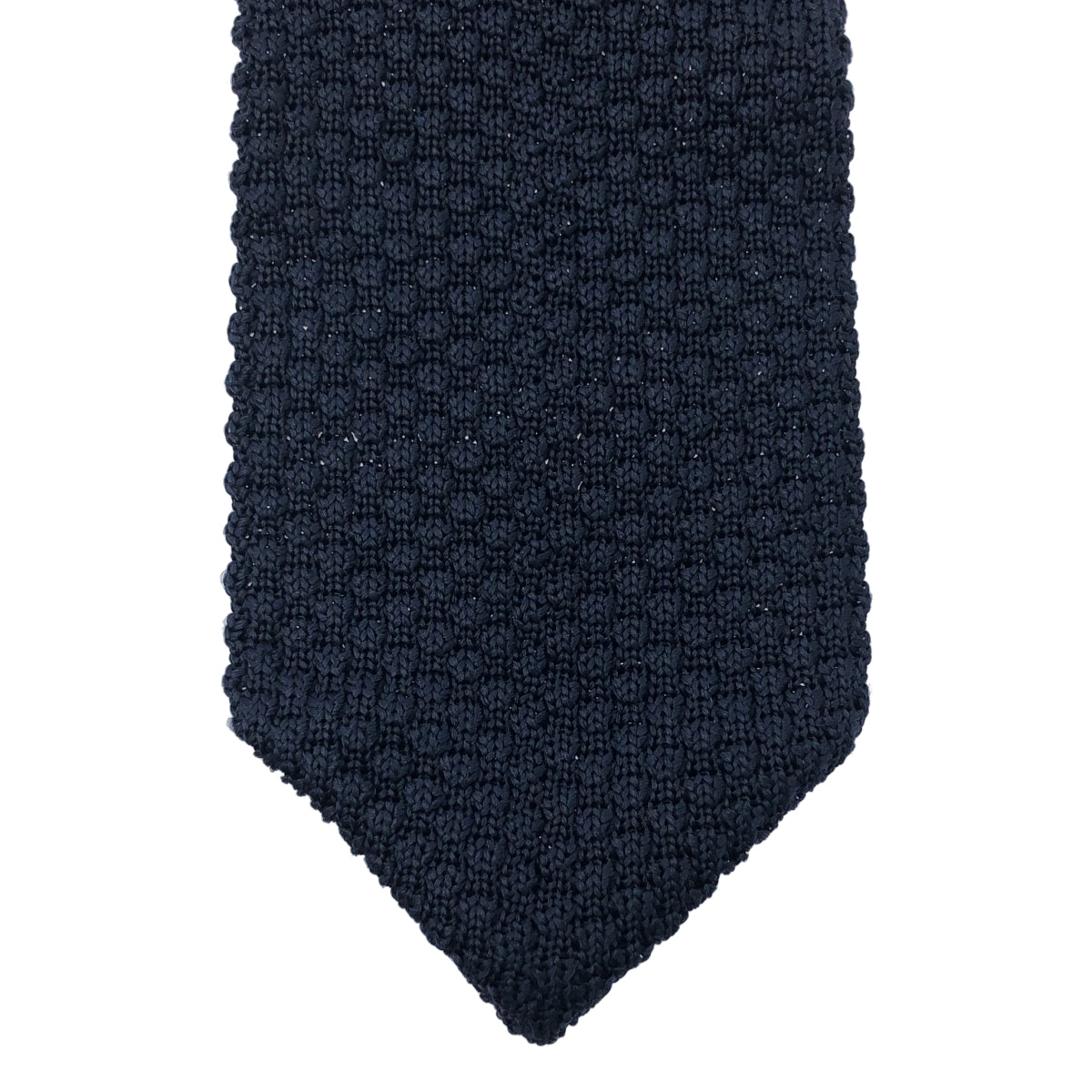 【美品】  BEAMS F / ビームスエフ | シルクニット ネクタイ | ネイビー