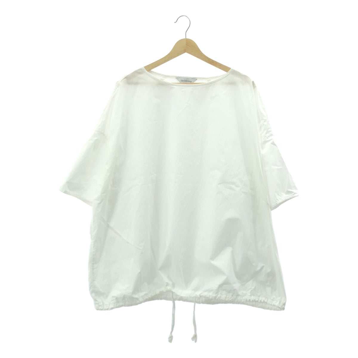 veritecoeur | 抽繩蓬鬆襯衫 | F碼 | 白色 | 女款