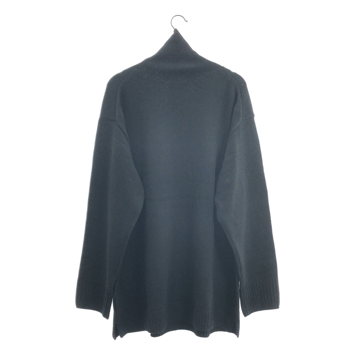 [新品] 山本耀司男士 | 2021 秋冬 | 花卉印花高領紐帶針織衫 | 3 碼 | 黑色 | 男款