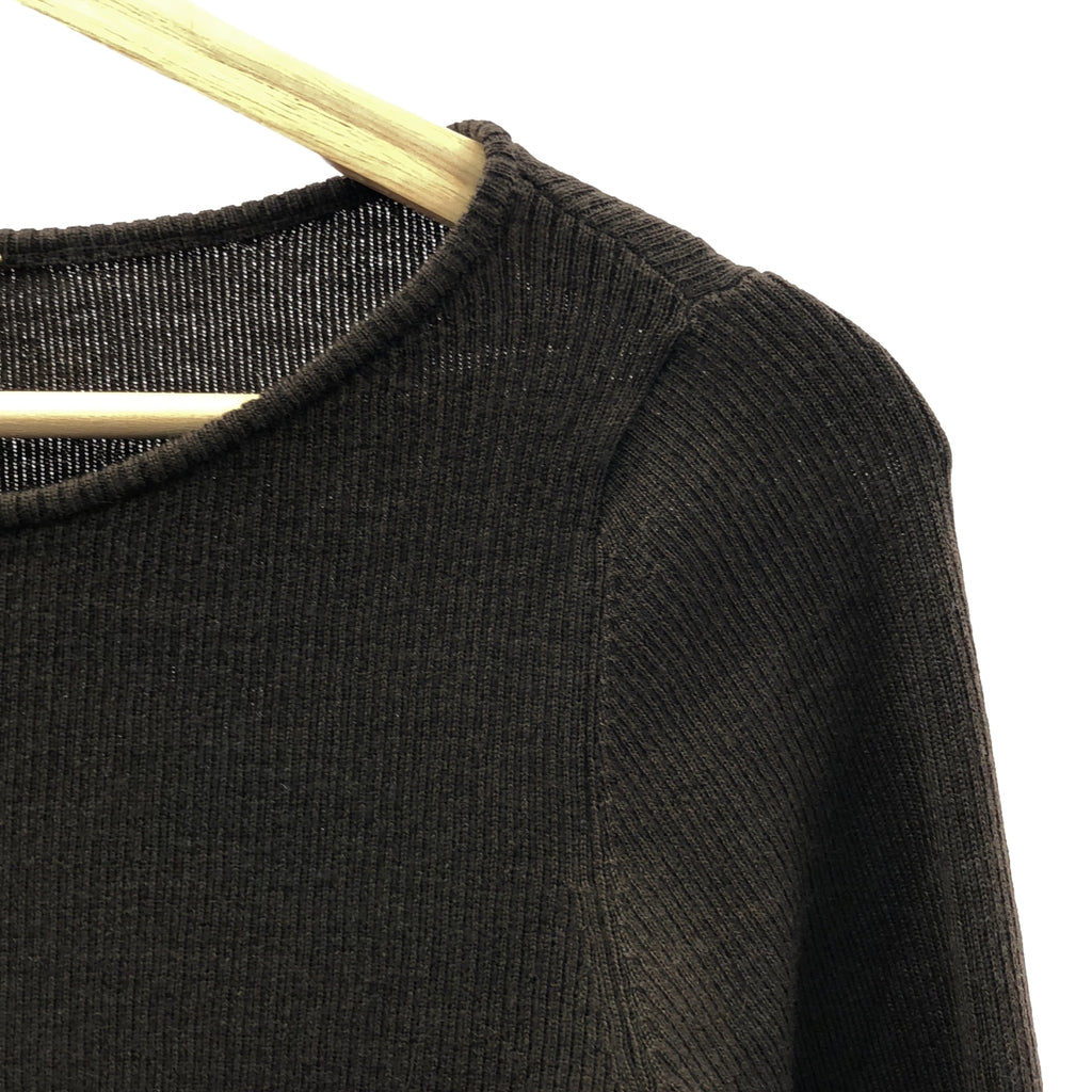 L'Appartment DEUXIEME CLASSE / アパルトモンドゥーズィエムクラス | RIB KNIT / ウール リブ ニット セーター | F | ブラウン | レディース