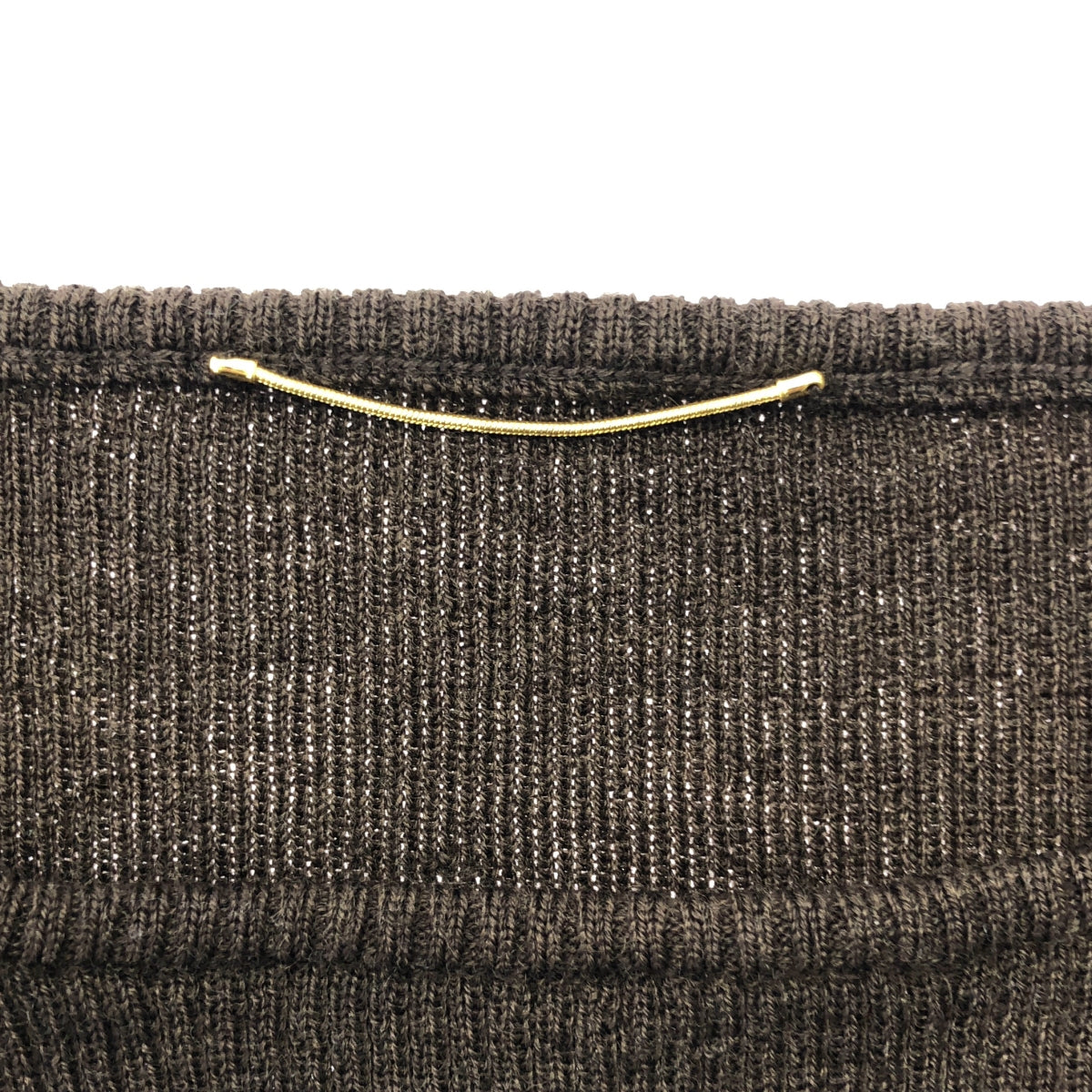 L'Appartment DEUXIEME CLASSE / アパルトモンドゥーズィエムクラス | RIB KNIT / ウール リブ ニット セーター | F | ブラウン | レディース