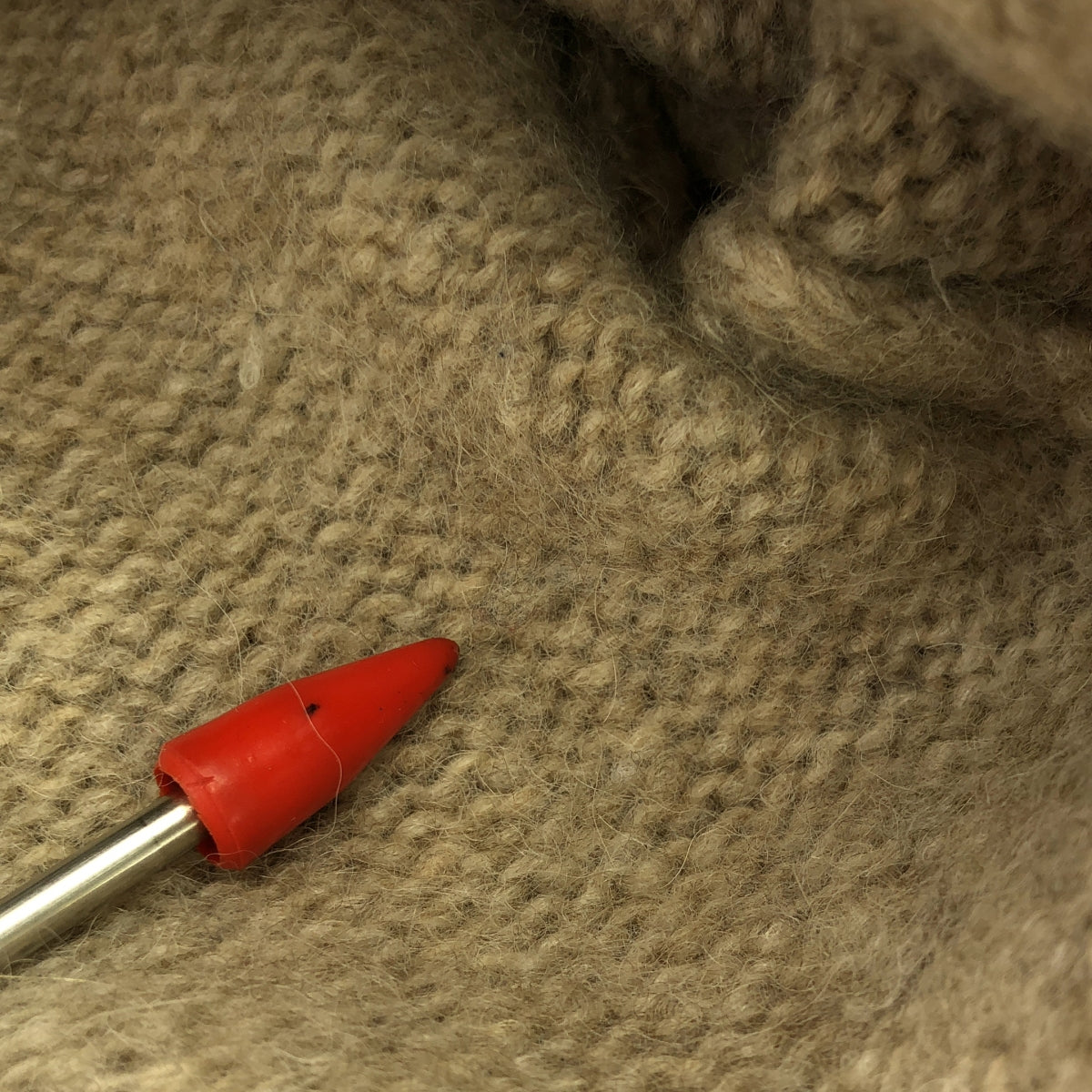 Mila Owen / ミラ オーウェン | ベビーアルパカ ニット プルオーバー | F | ベージュ | レディース