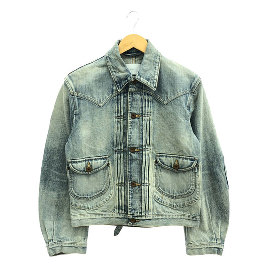 【신품】 SUGARHILL / 슈가힐 | 2023SS | Faded Classic Denim Jacket 데님 재킷 | 2 | FADED INDIGO | 남성