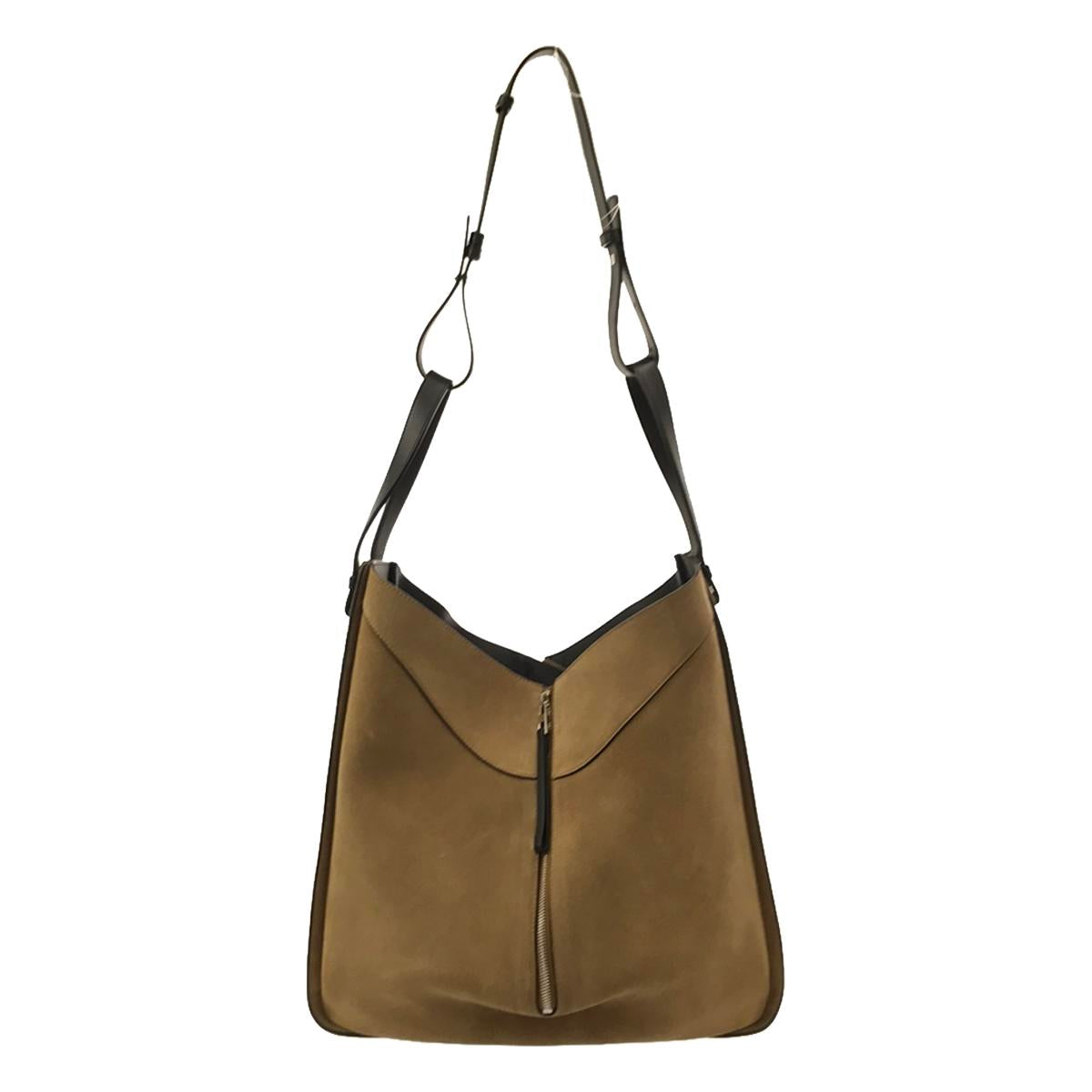 LOEWE | Hammock Large 2-Way Suede Leather Shoulder Tote Bag |