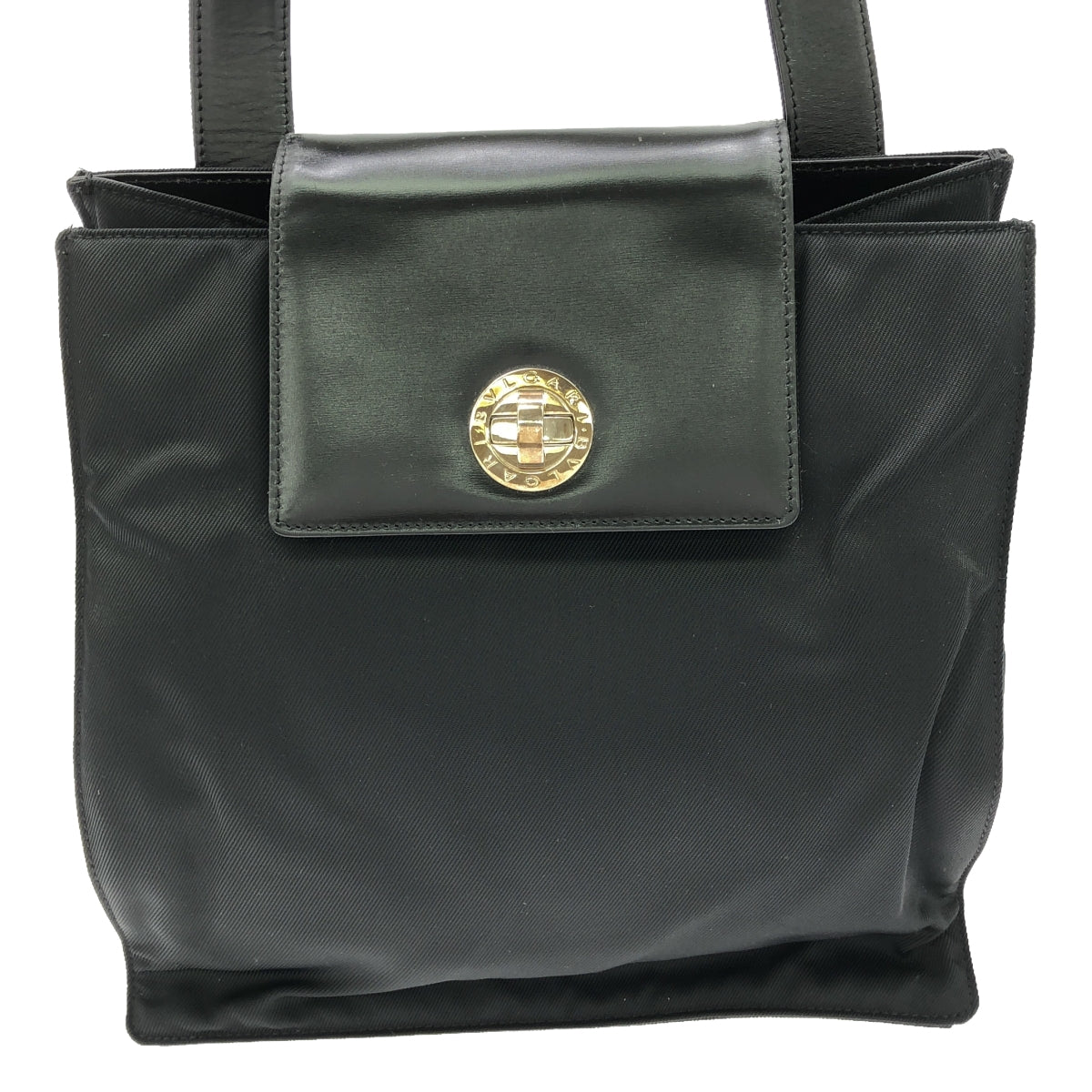 BVLGARI / ブルガリ | ターンロック ワンショルダーバッグ | ブラック | レディース