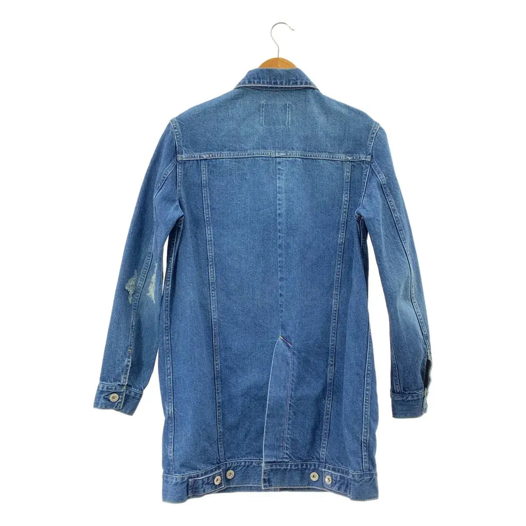 CINOH / チノ | ダメージ加工 デニム ジャケット | インディゴ | レディース