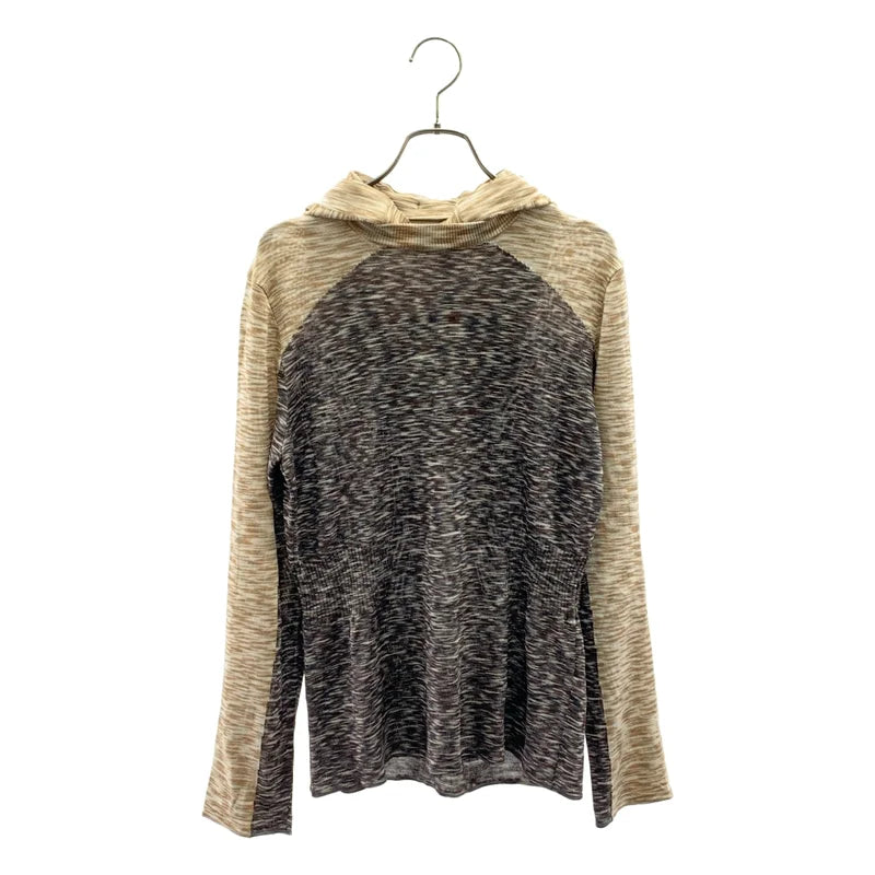 MAISON KITSUNE / メゾンキツネ | フーディー サマーニット | XS | マルチカラー | レディース