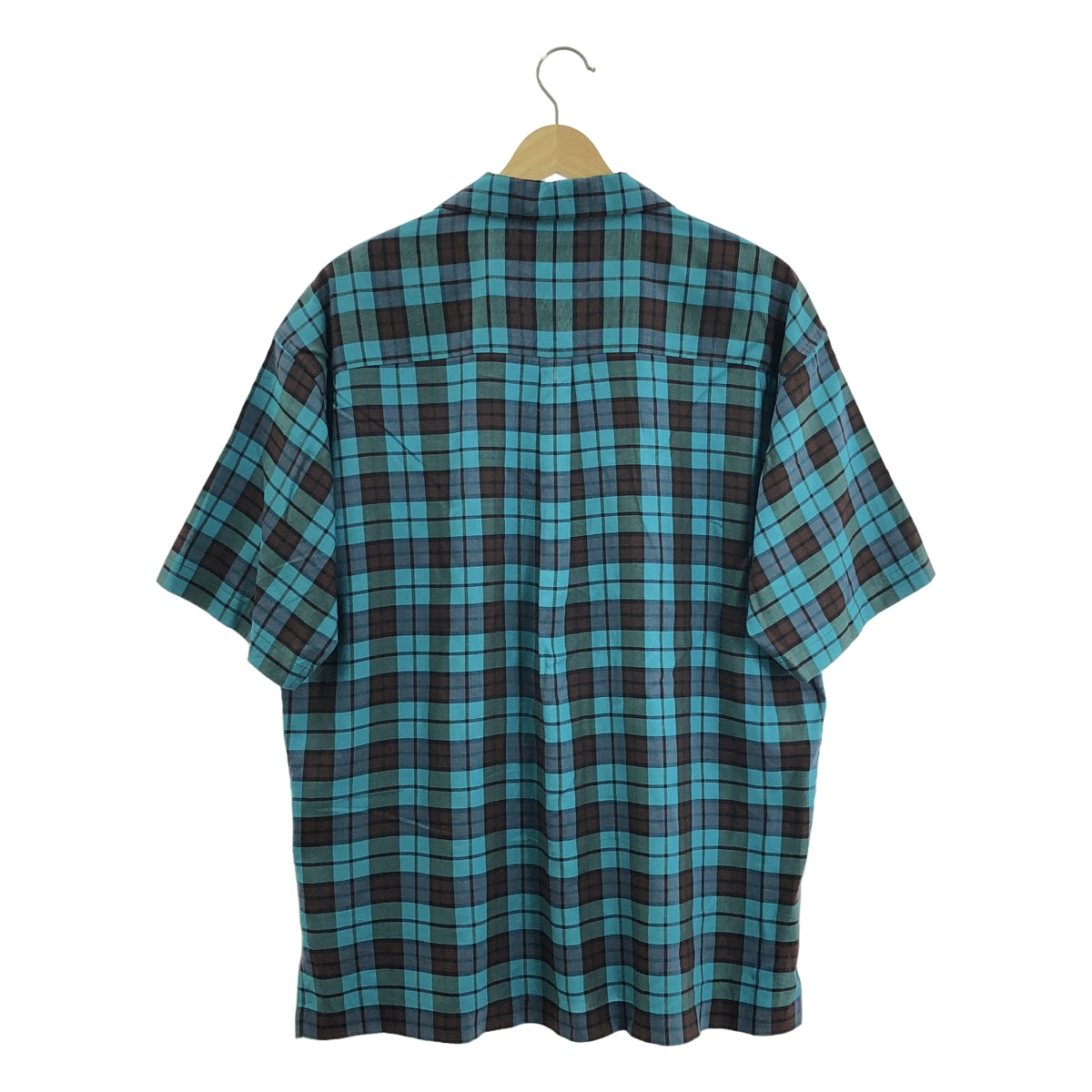 CABaN | 棉質萊賽爾格紋開領襯衫 | 小尺寸 | 多色 | 男款