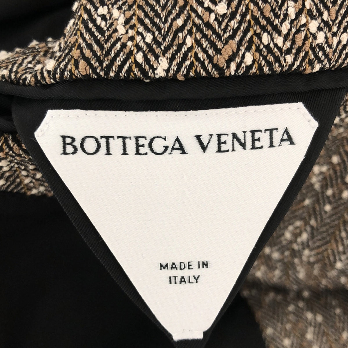BOTTEGA VENETA / ボッテガヴェネタ | ヘリンボーン ツイード ダブルジャケット | 34 | レディース