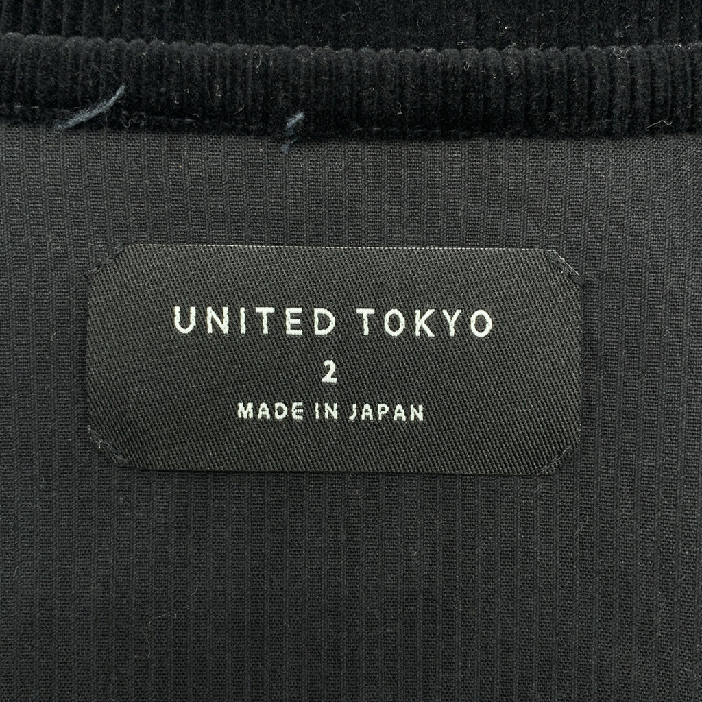 UNITED TOKYO / ユナイテッドトウキョウ | コーデュロイ カッティング チェックブルゾン | 2 | メンズ