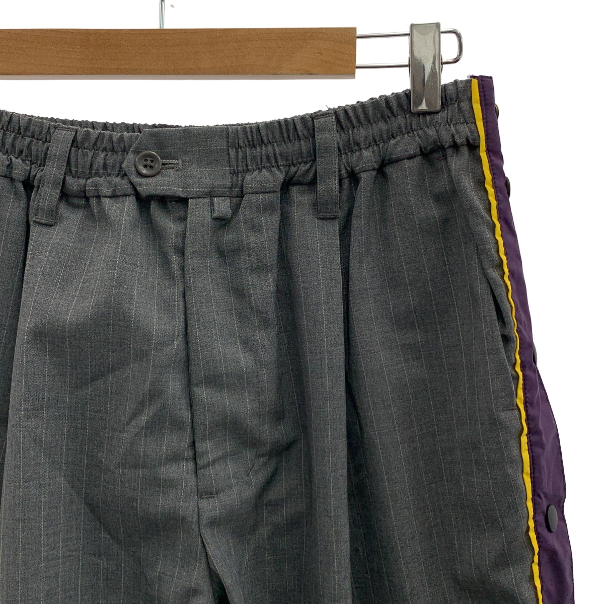 meagratia / 메아그라티아 | side open slacks 스트라이프 스트레이트 팬츠 | 2 |