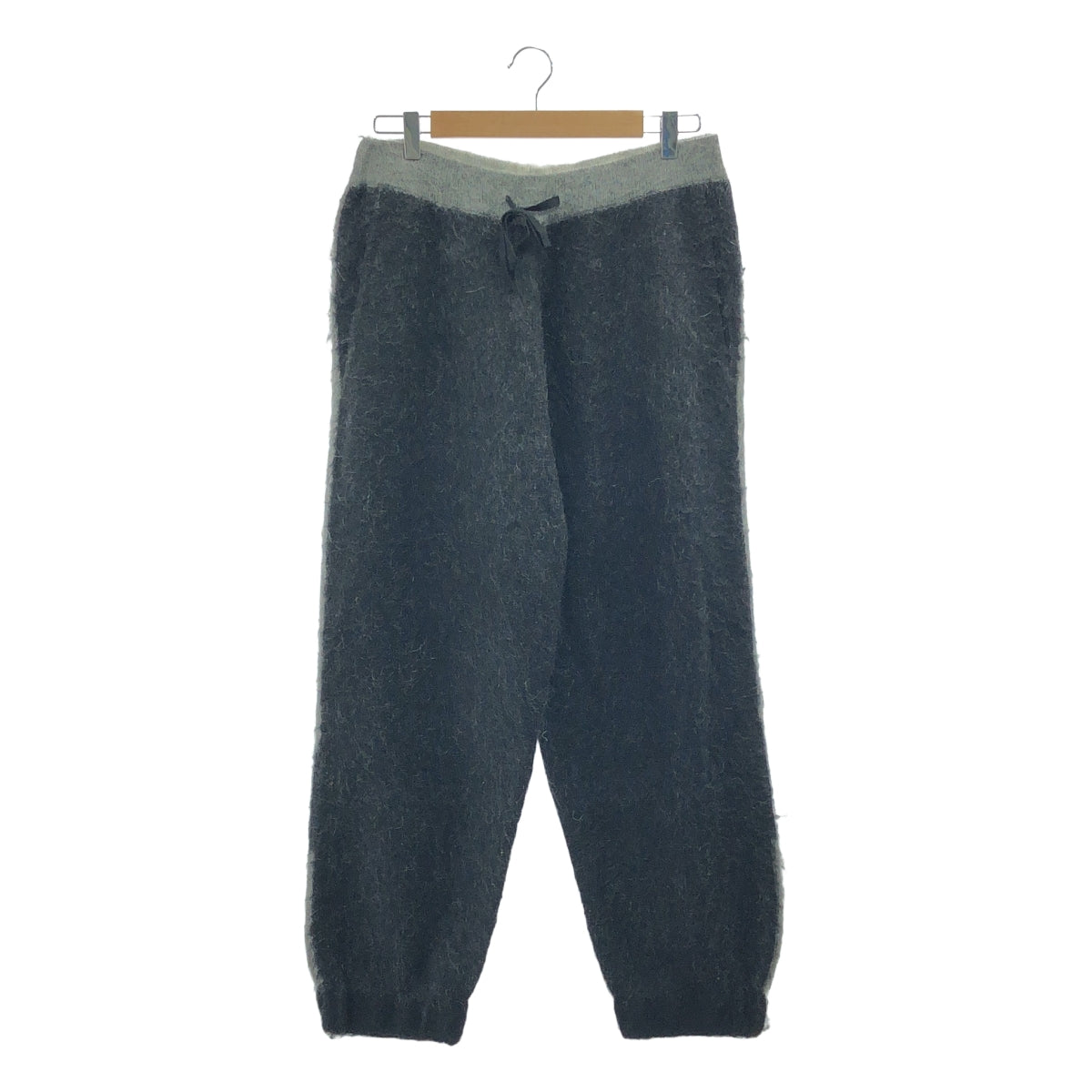 【신품】 SON OF THE CHEESE / 사노바 치즈 | Mohair Track Pants 모헤어 트랙 팬츠 | M | 블랙 | 남성