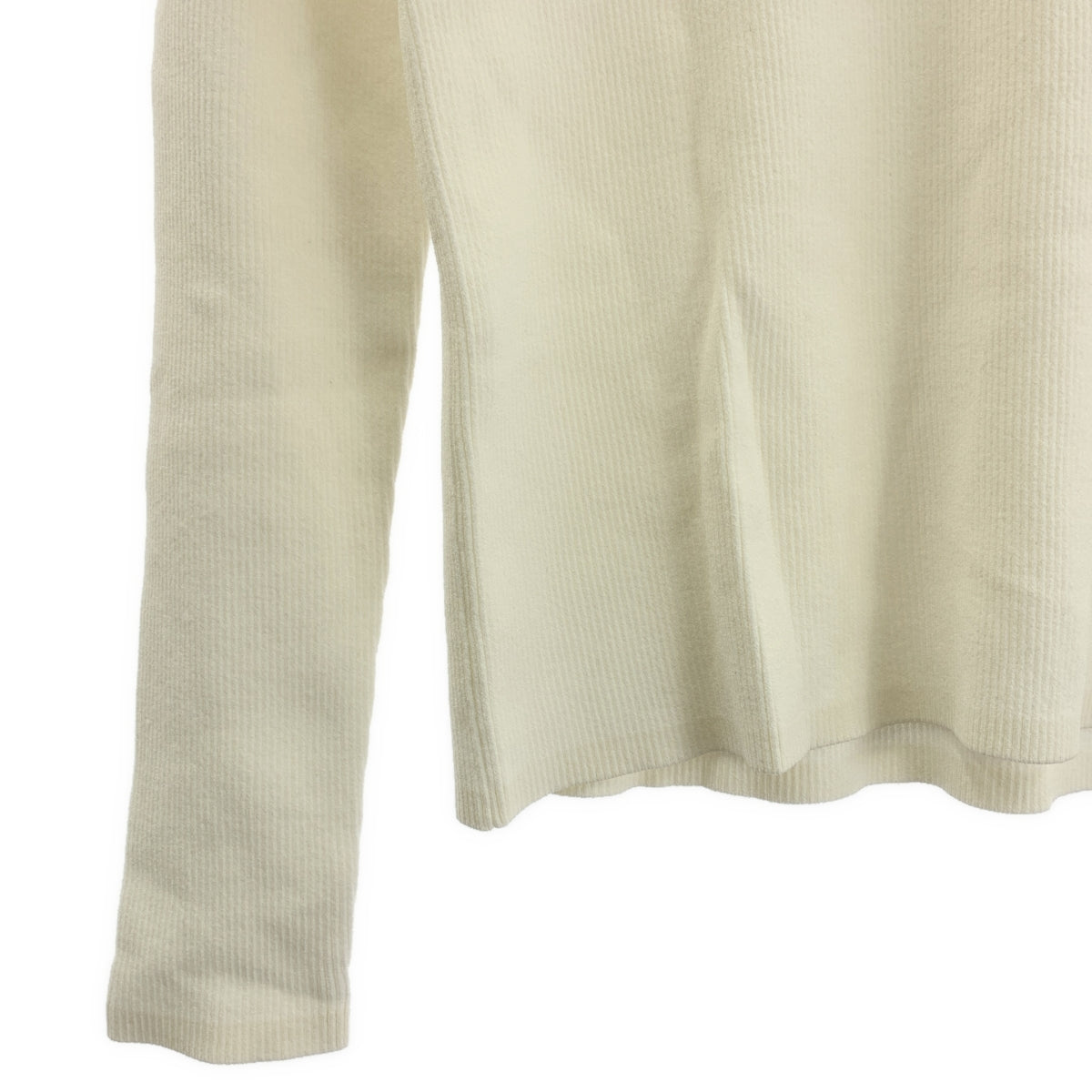 ADORE / アドーア | リブニット プルオーバー トップス | 38 | ホワイト | レディース