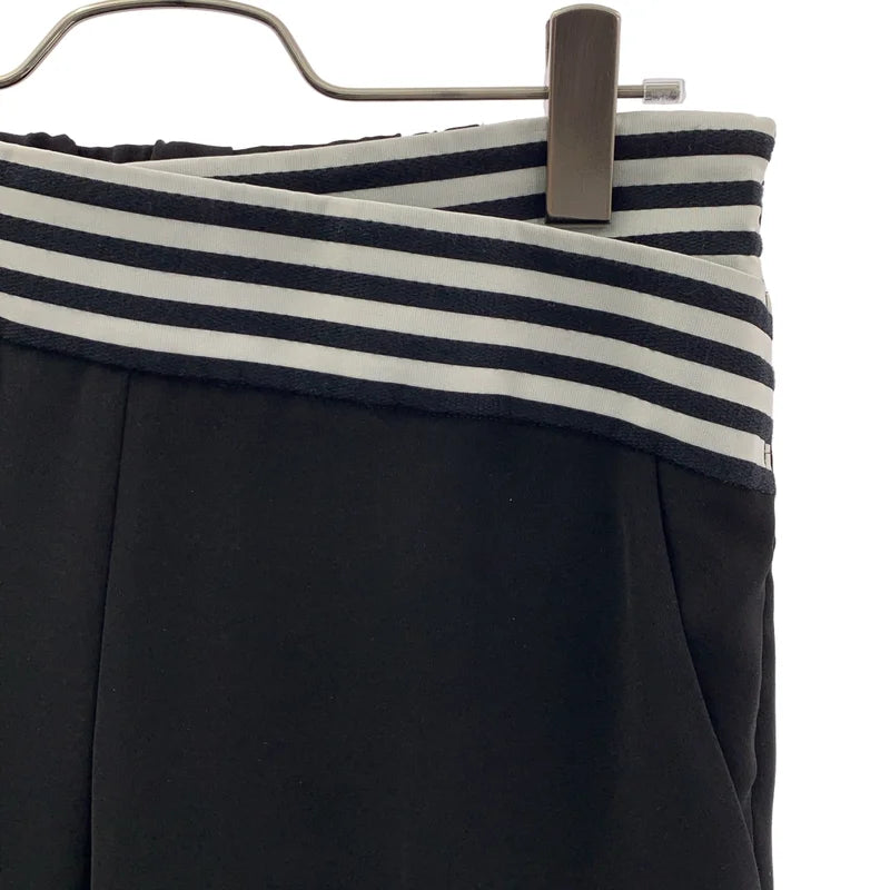 BORDERS at BALCONY | 橫條紋拼接休閒長褲 | 36 | 女款