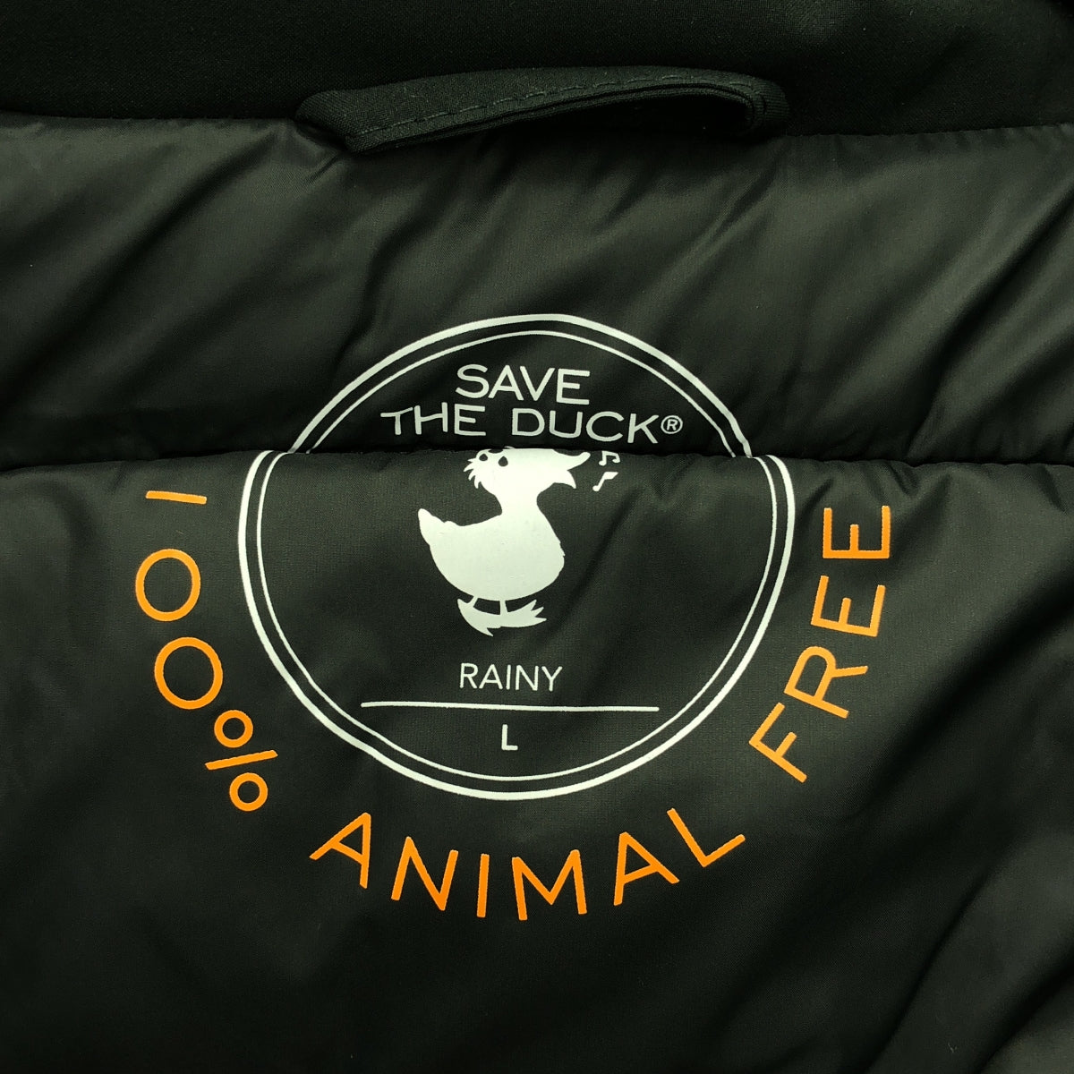 【미품】 SAVE THE DUCK / 세이브 더 덕 | OBIONE 푸드드 다운 재킷 | L | 그린 | 남성