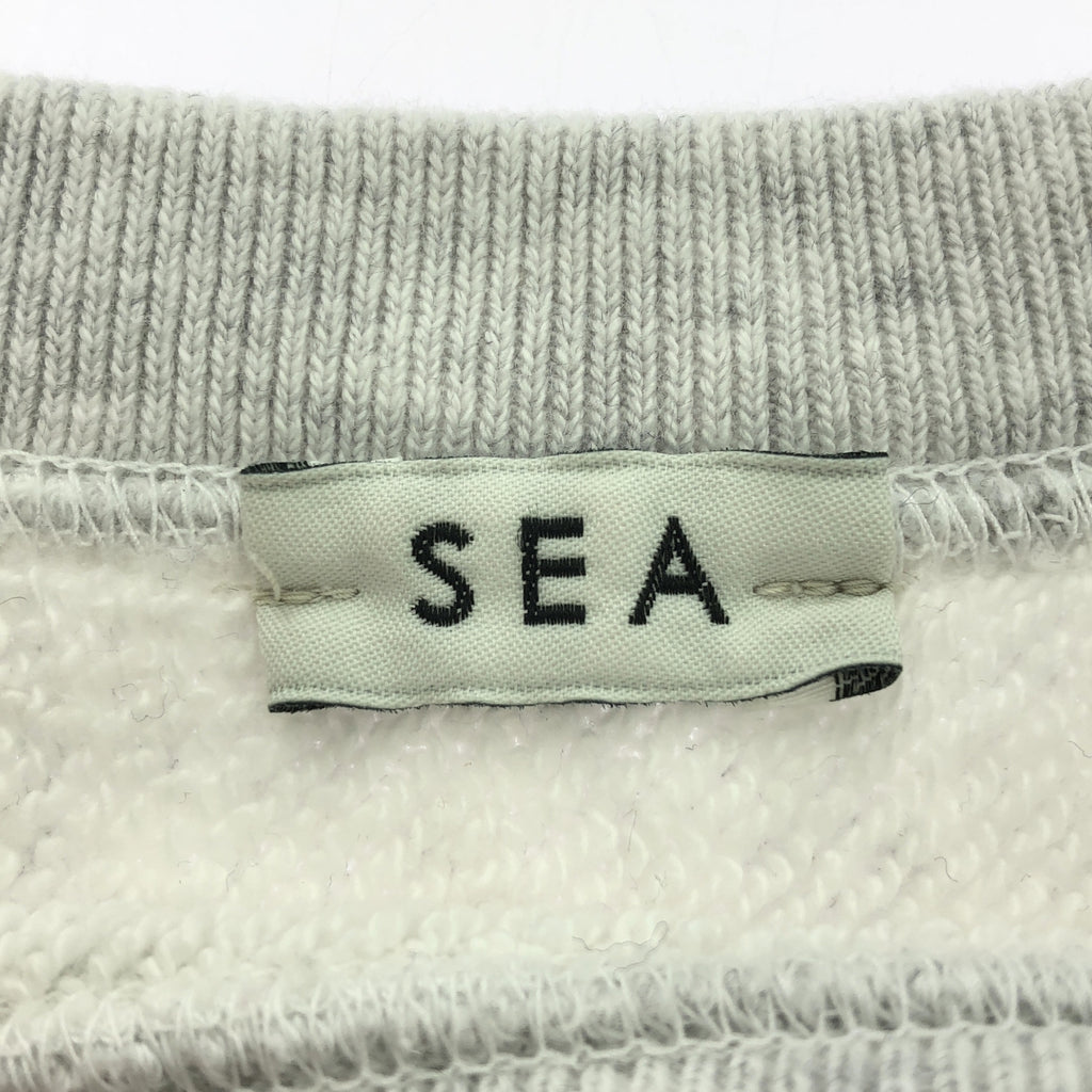SEA / シー | Seavalley Mountain Club コットン 刺しゅう スウェット | F | グレー | レディース