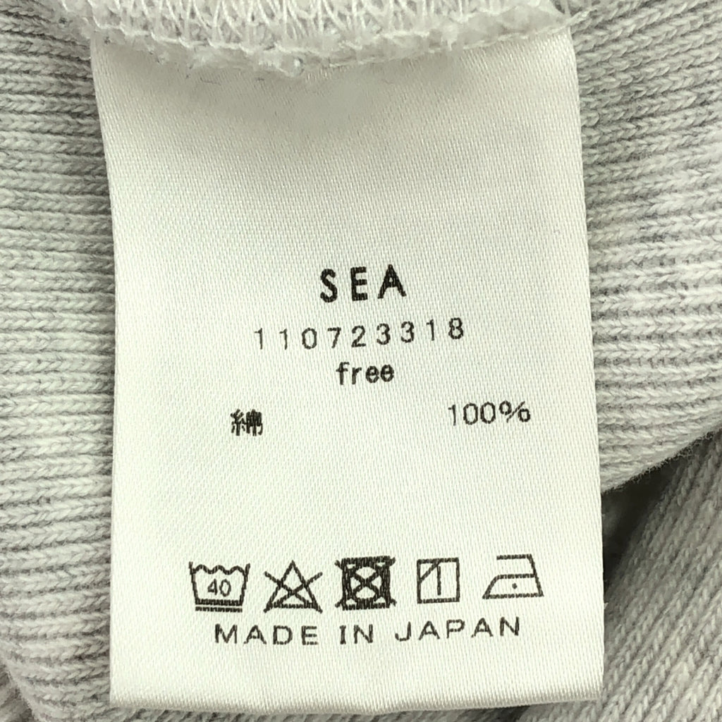 SEA / シー | Seavalley Mountain Club コットン 刺しゅう スウェット | F | グレー | レディース