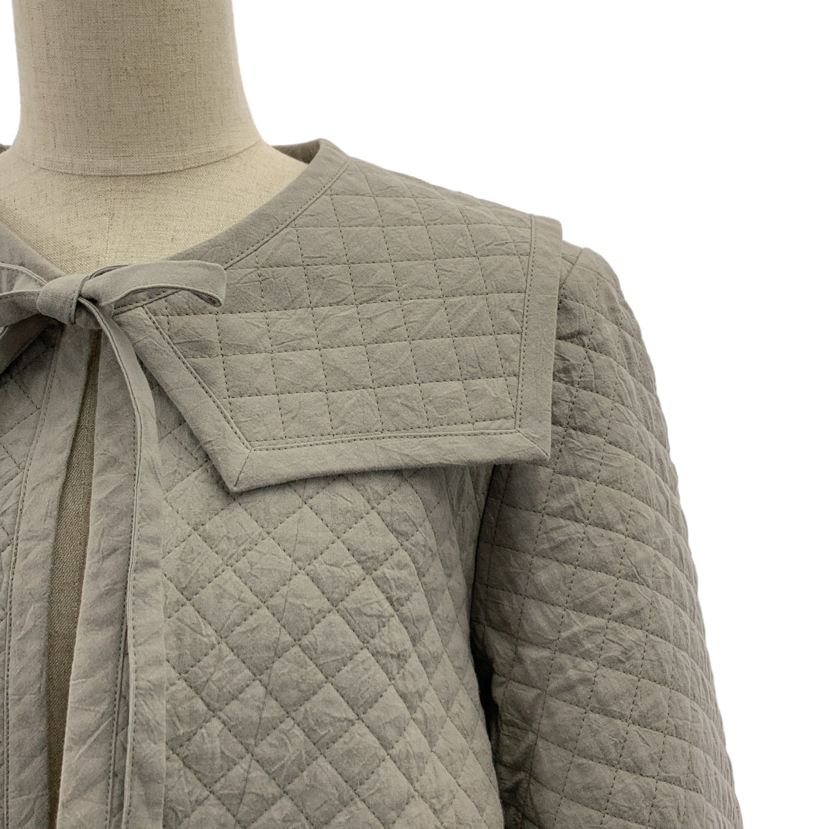 madder madder / マダマダ | 2021AW | 着脱可付け襟 / ヒマワリビッグセーラーカラーボレロ ジャケット | F | レディース