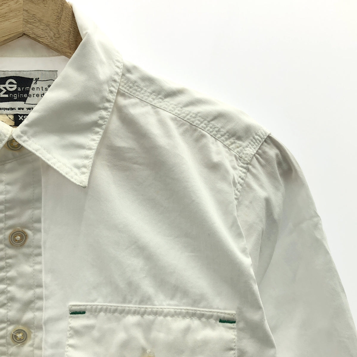 Engineered Garments / Engineered Garments | × BEAMS PLUS 35週年紀念款GLASSFIELD襯衫 | XS | 白色 | 男款