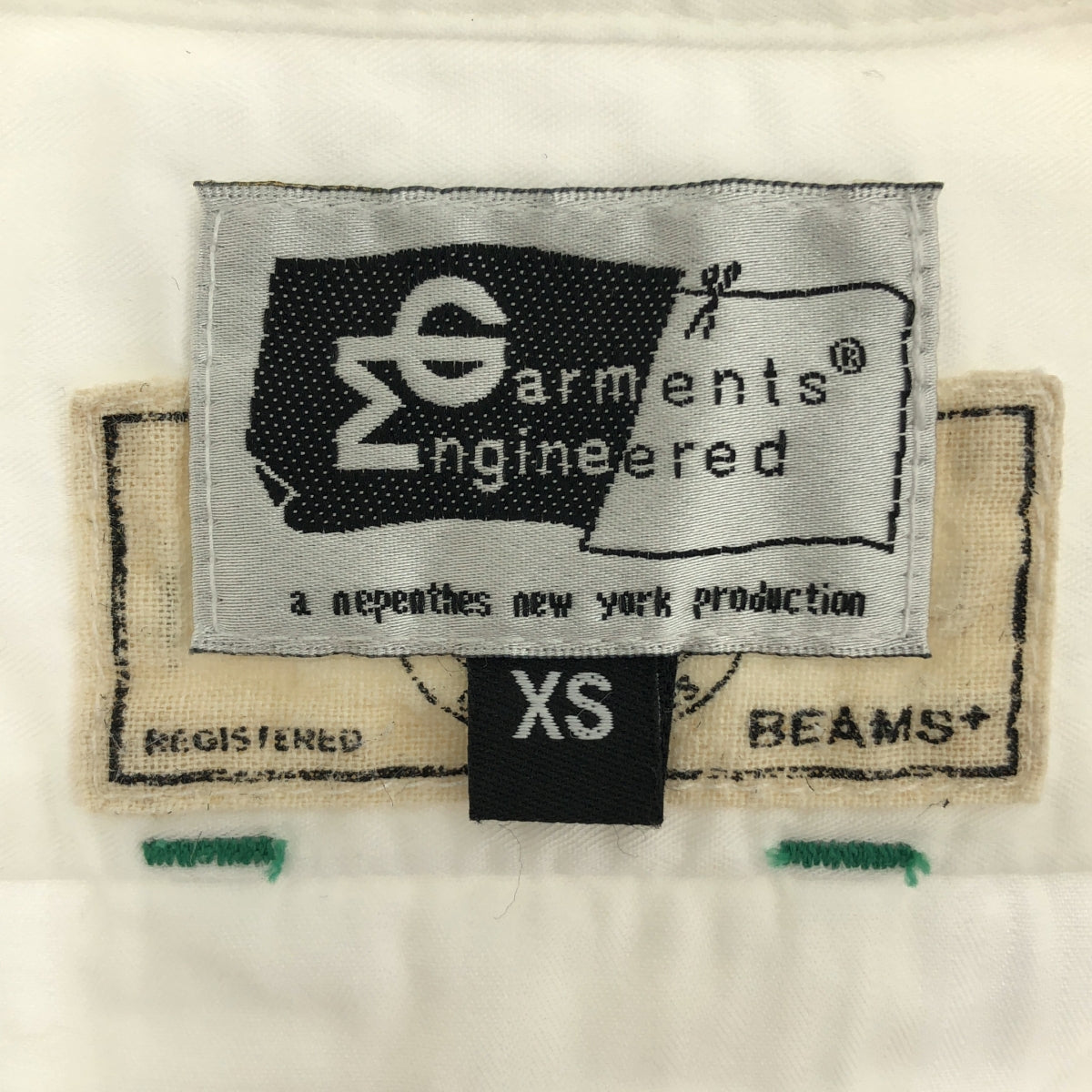 Engineered Garments / Engineered Garments | × BEAMS PLUS 35週年紀念款GLASSFIELD襯衫 | XS | 白色 | 男款