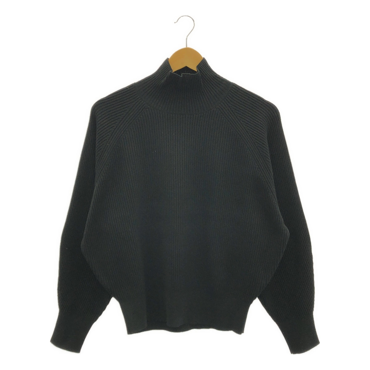 [Good Condition] Tomorrowland BALLSEY | Links Rib High Neck Pullover | S | Black | Women's