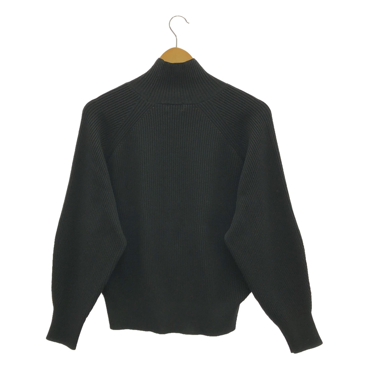 [Good Condition] Tomorrowland BALLSEY | Links Rib High Neck Pullover | S | Black | Women's