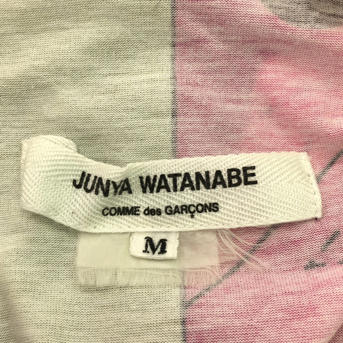 JUNYA WATANABE COMME des GARCONS / 준야와타나베 | 2015SS | 변형 입체 프린트 오버 T 셔츠 컷소우 | M | 멀티 컬러 | 여성