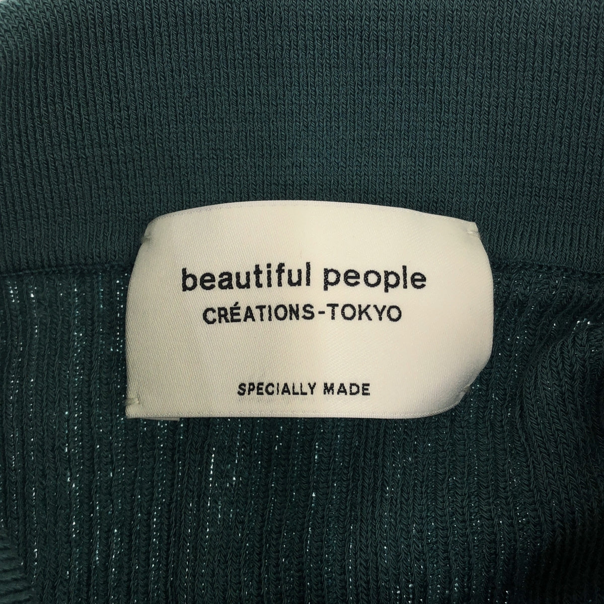 beautiful people | Embroidered polo knit pullover | 38 | Women's