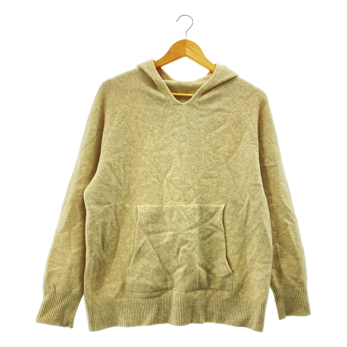 Framework | 2022 秋冬系列 | 羊絨混紡壓縮羊毛連帽套頭針織衫 | F 碼 | 女款