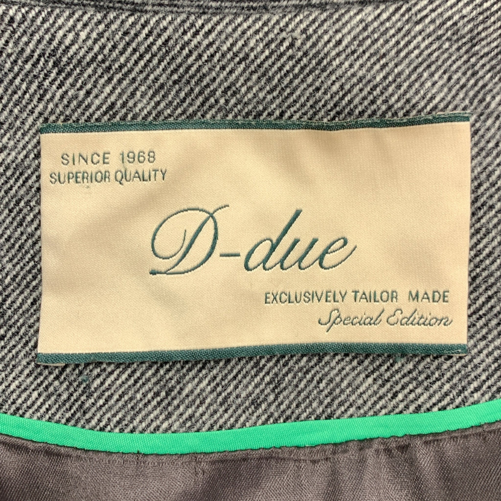 D-due | 混合材質多層褶皺外套 / 全襯裡 |