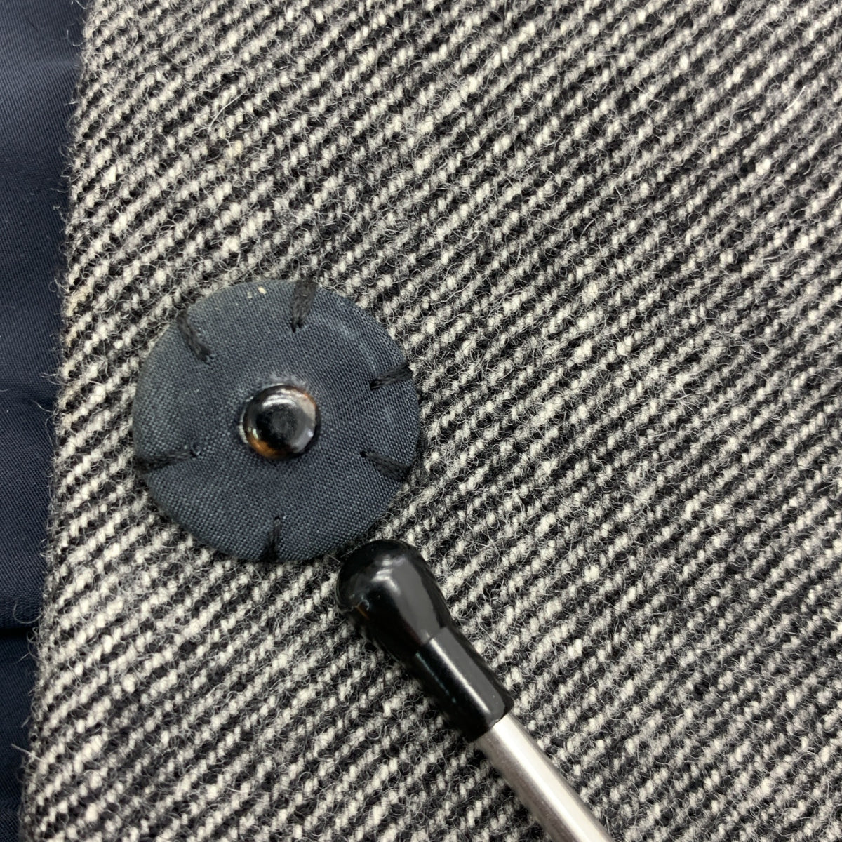 D-due | 混合材質多層褶皺外套 / 全襯裡 |