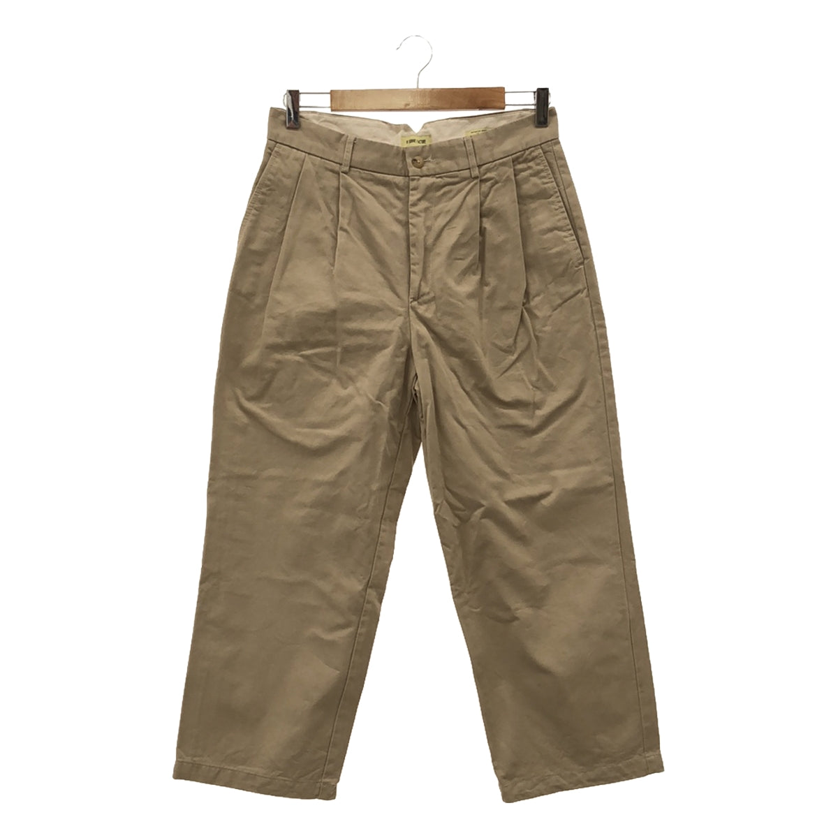 DE BONNE FACTURE | 2-pleat chino pants | Beige | Men's