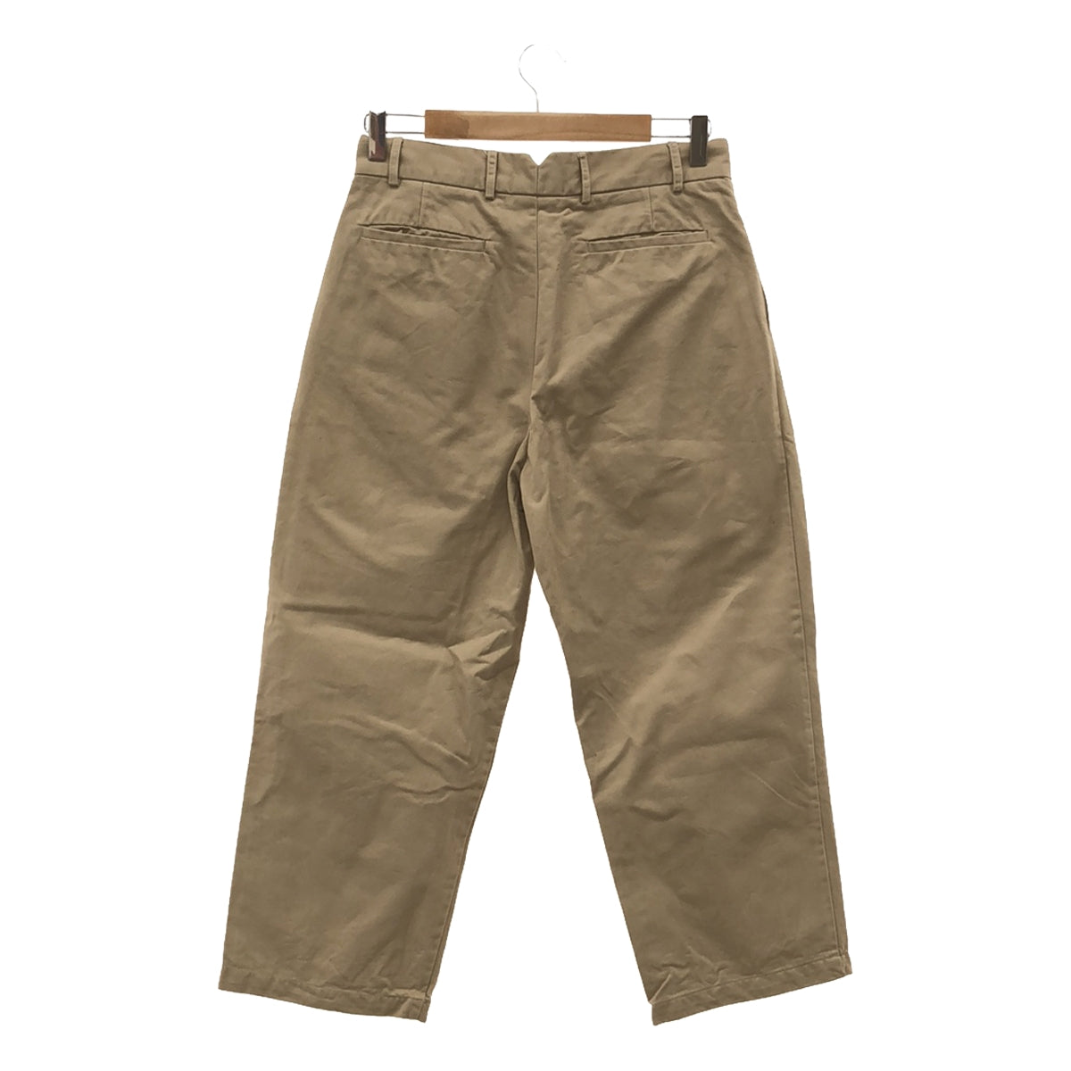 DE BONNE FACTURE | 2-pleat chino pants | Beige | Men's