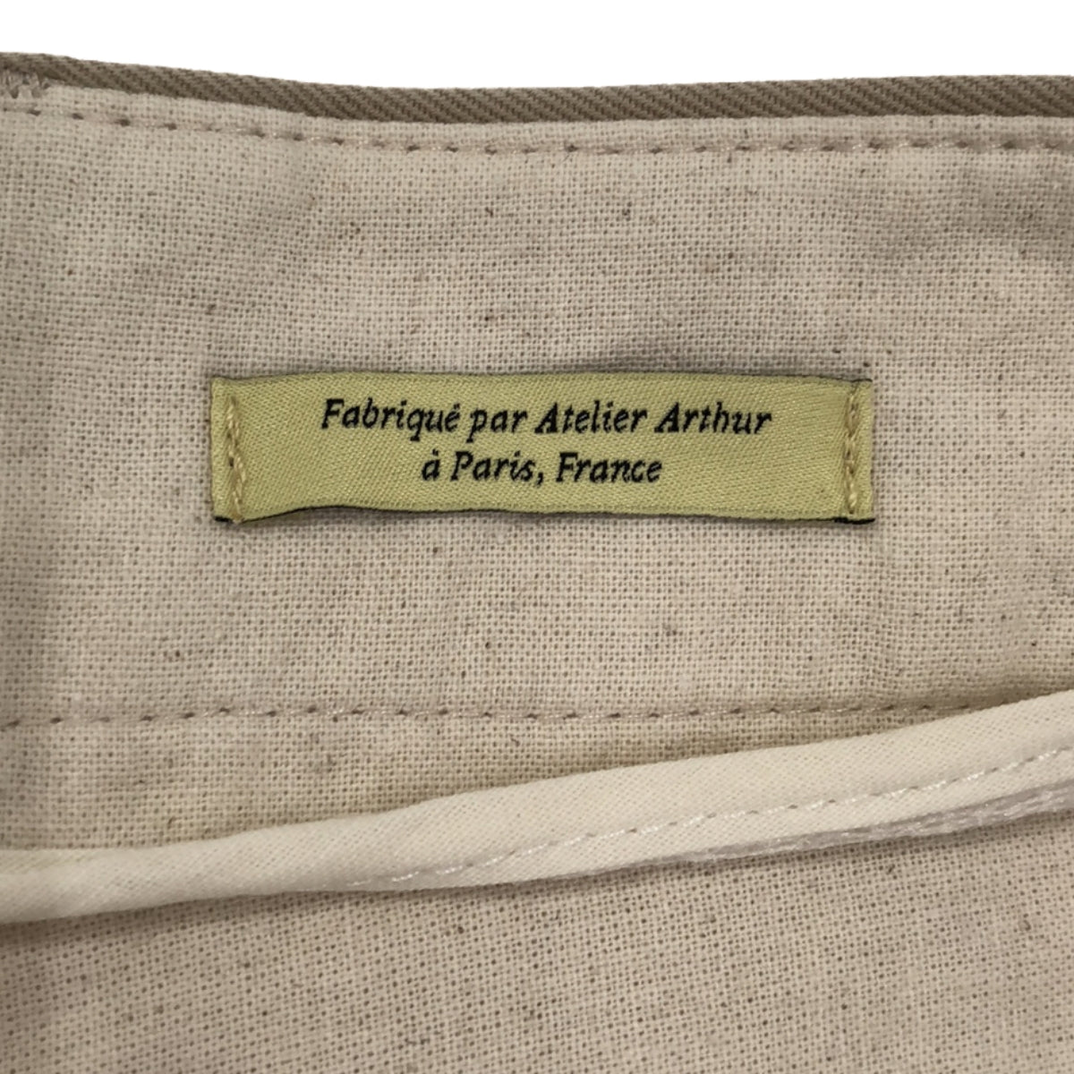 DE BONNE FACTURE | 2-pleat chino pants | Beige | Men's