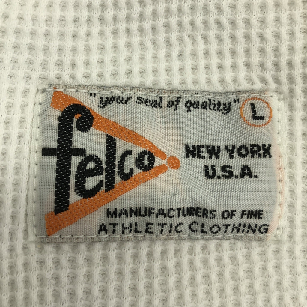 FELCO / フェルコ | 霜降り ジップ スウェット フーディ / サーマル総裏地 | L | グレー | メンズ