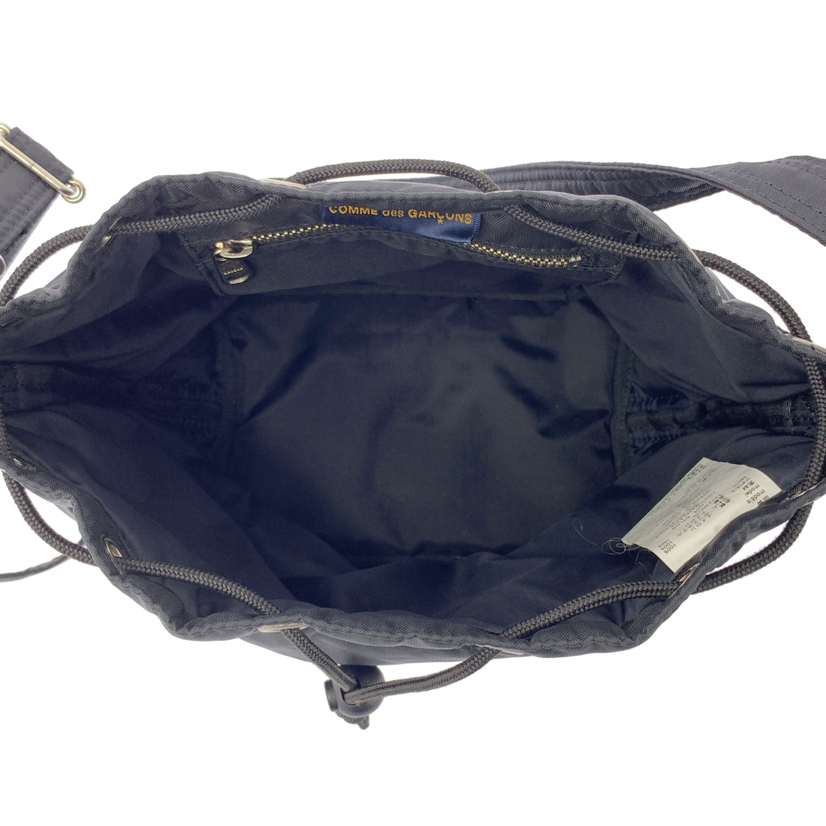 COMME des GARCONS / コムデギャルソン | 2022AW | ×PORTER / ナイロン 巾着 ショルダーバッグ |