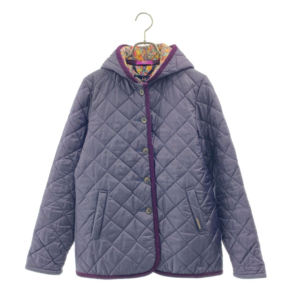 LAVENHAM / 라벤햄 | LIBERTY / 리버티 로고 버튼 퀼팅 재킷 후디 | 38 | 여성