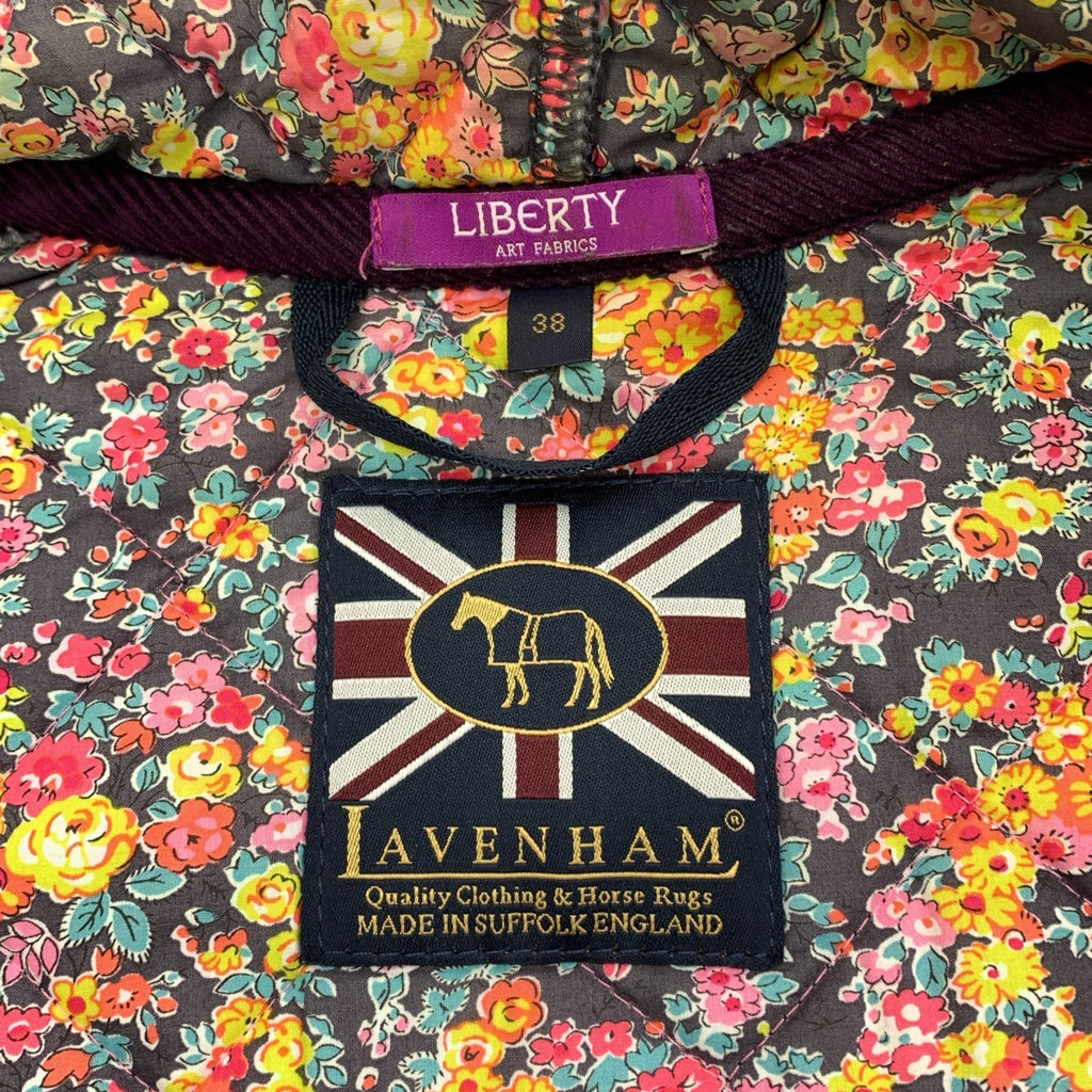 LAVENHAM / 라벤햄 | LIBERTY / 리버티 로고 버튼 퀼팅 재킷 후디 | 38 | 여성