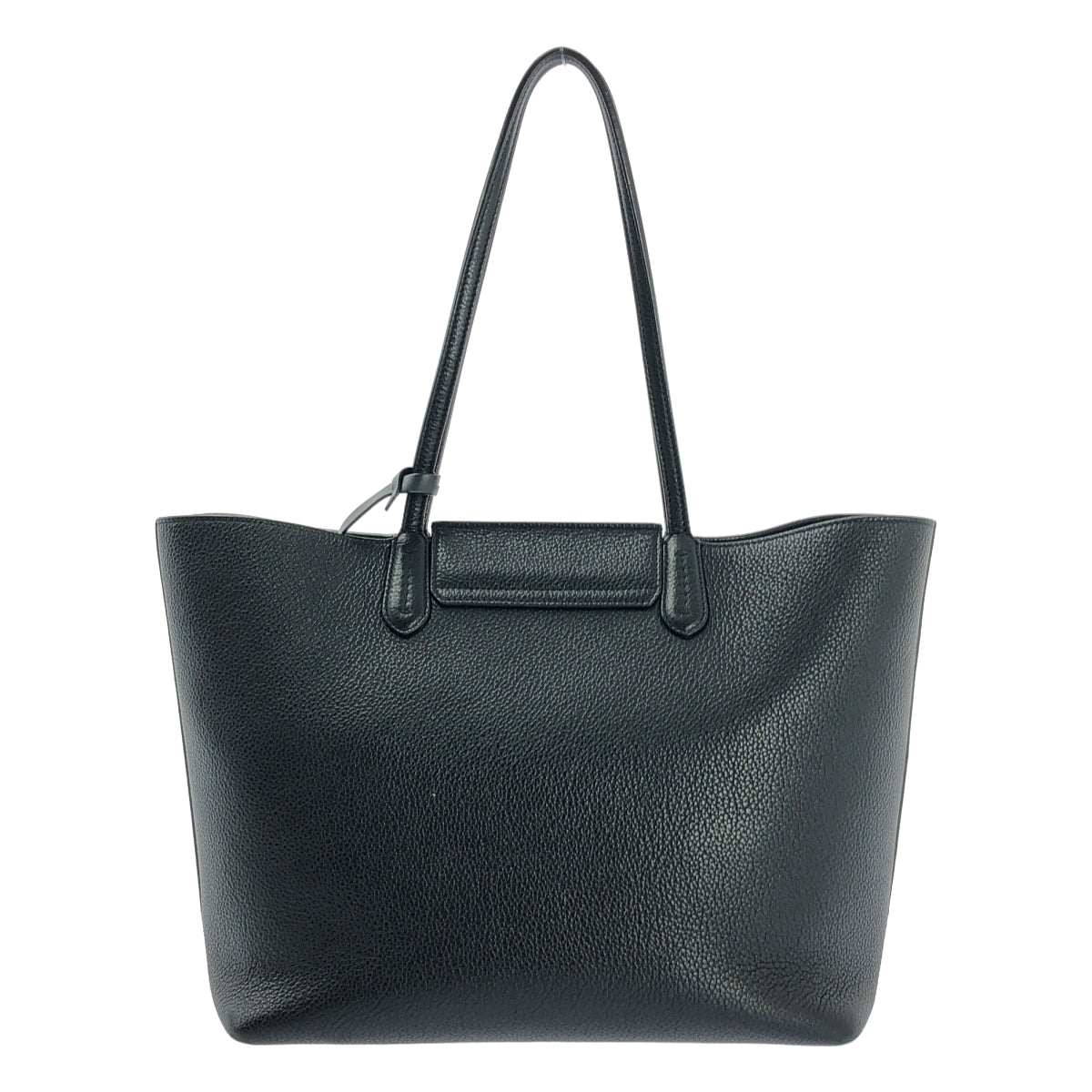 【미품】 Salvatore Ferragamo / 살바토레 페라가모 | 가죽 로고 간치니 핸드 토트 백 / 파우치 포함 | 블랙 | 여성
