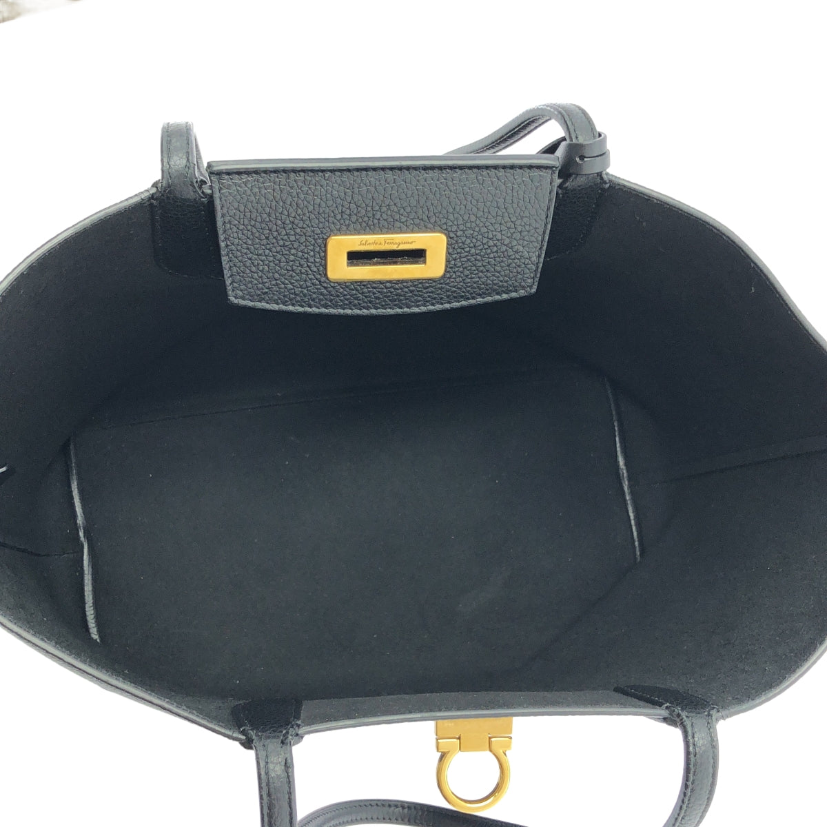 Salvatore Ferragamo | 皮革標誌 Gancini 手提包配小袋 |