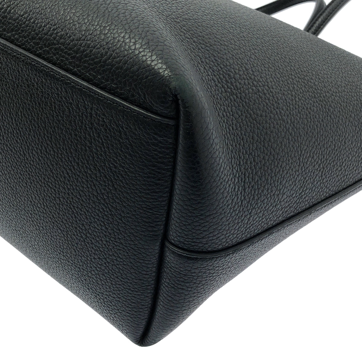 [狀況極佳] Salvatore Ferragamo 皮革標誌 Gancini 手提包，附小袋 | 黑色 | 女款